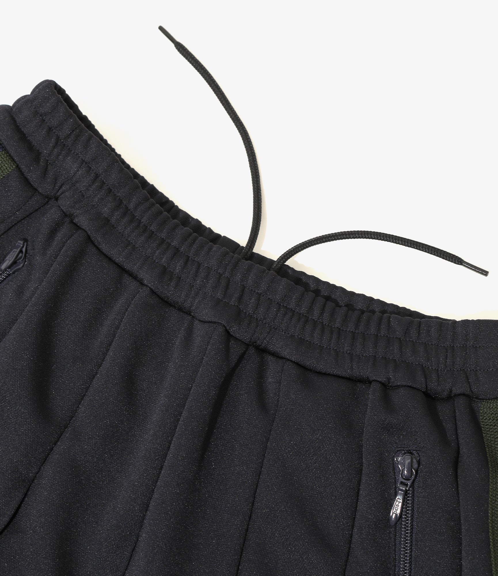Pleated Track Skirt – Navy Poly Smooth