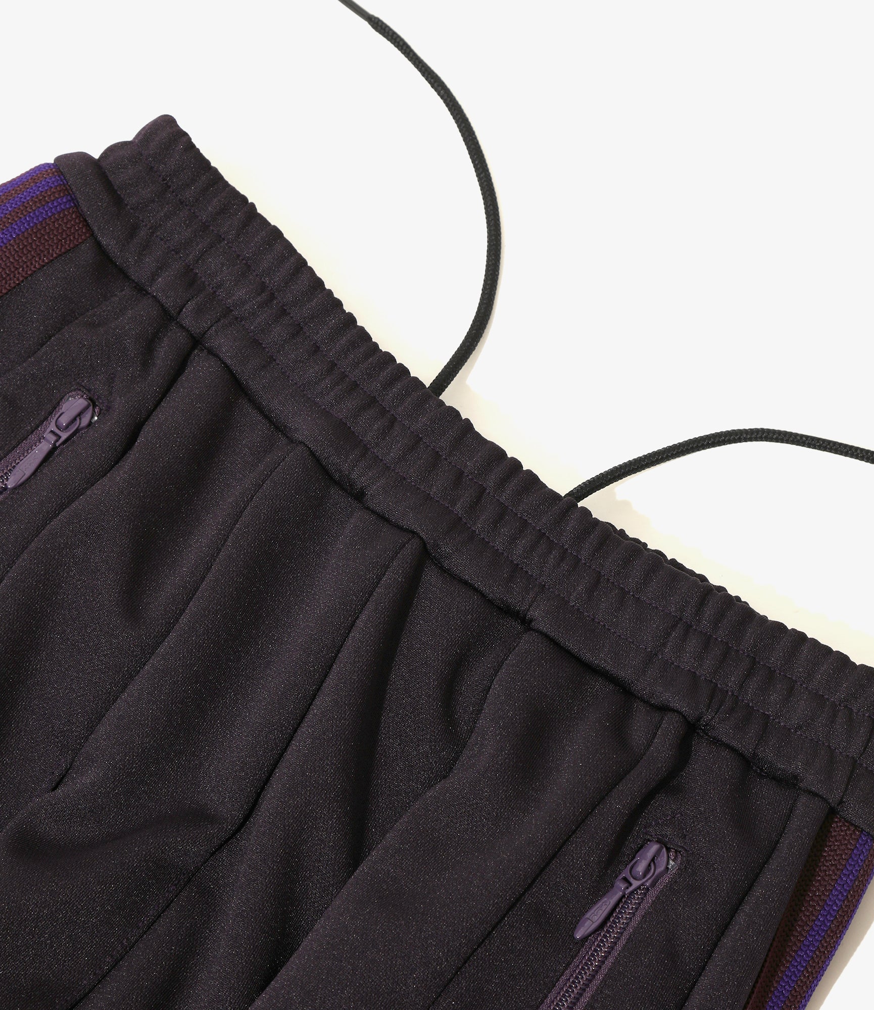 Pleated Track Skirt – Purple Poly Smooth