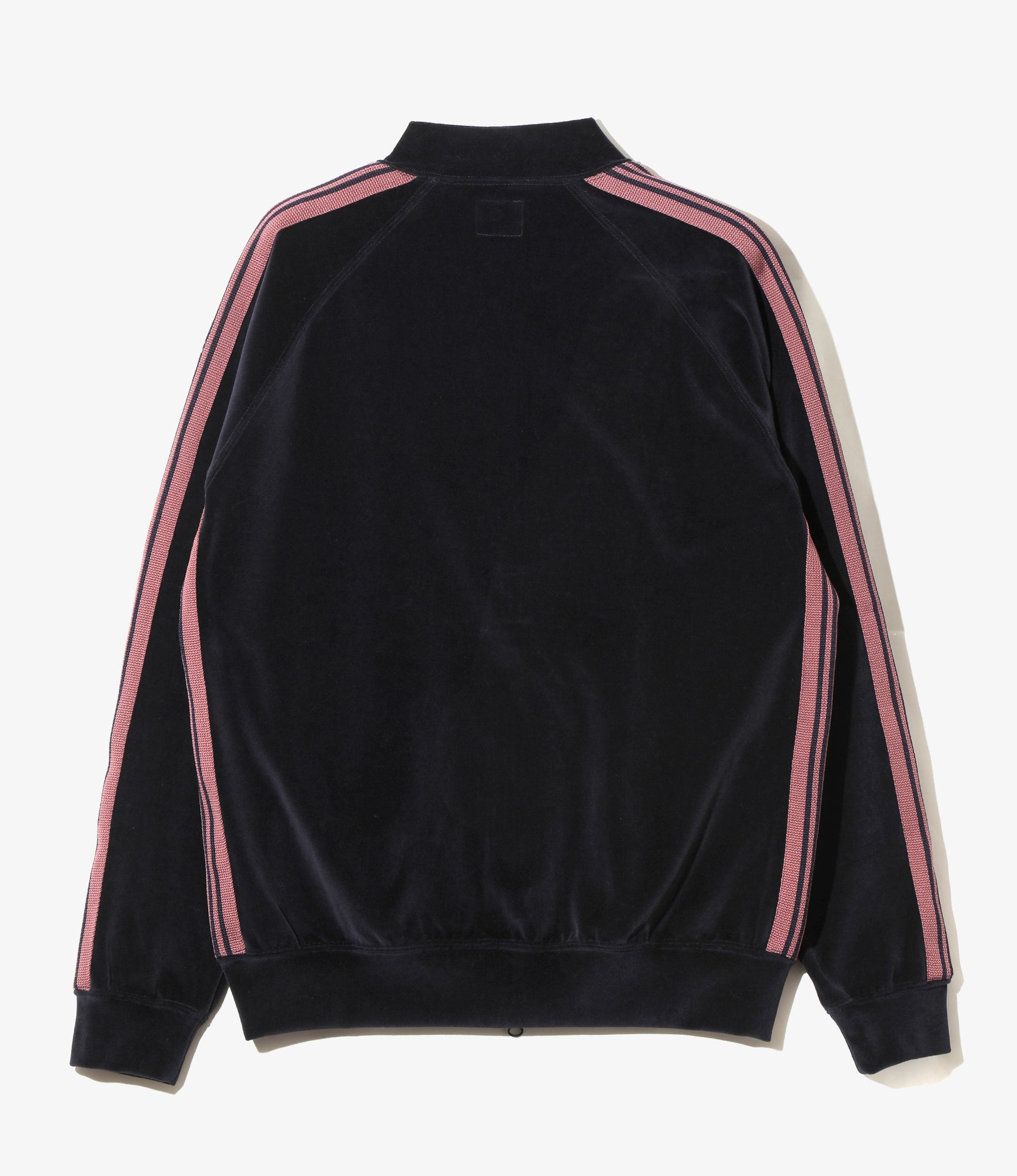 Rib Collar Track Jacket – Navy Velour