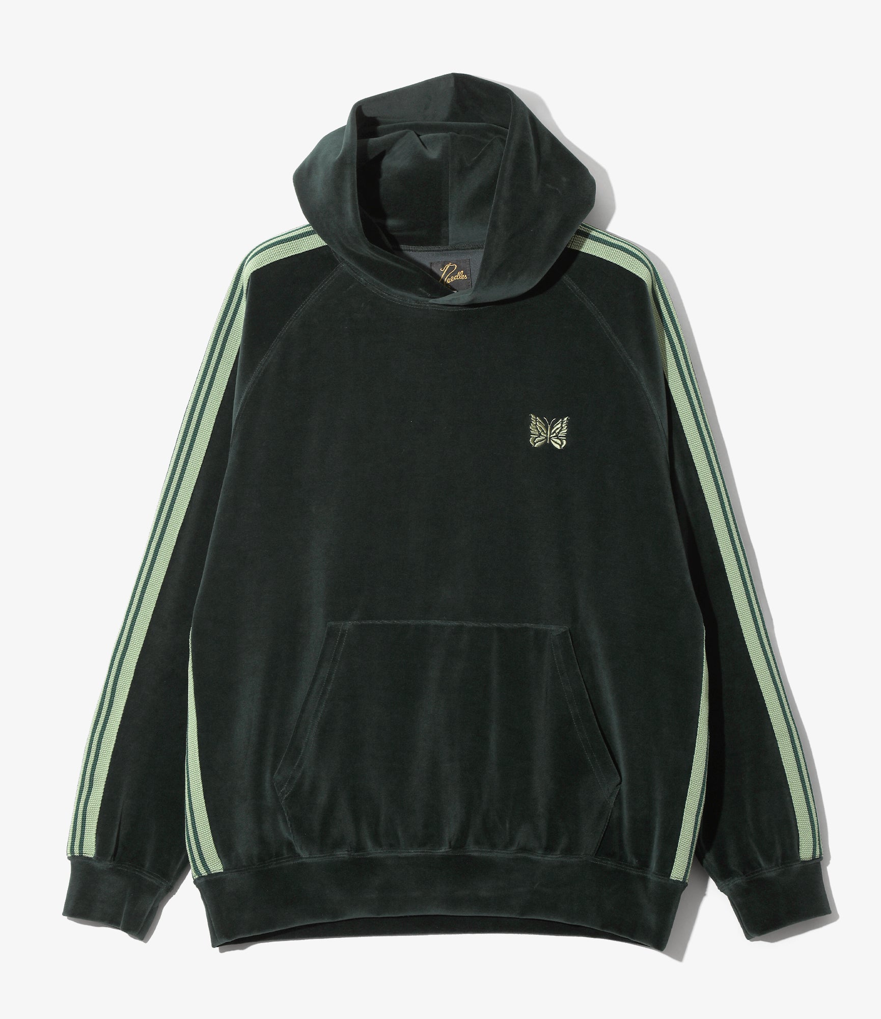 Track Hoody – Green Velour