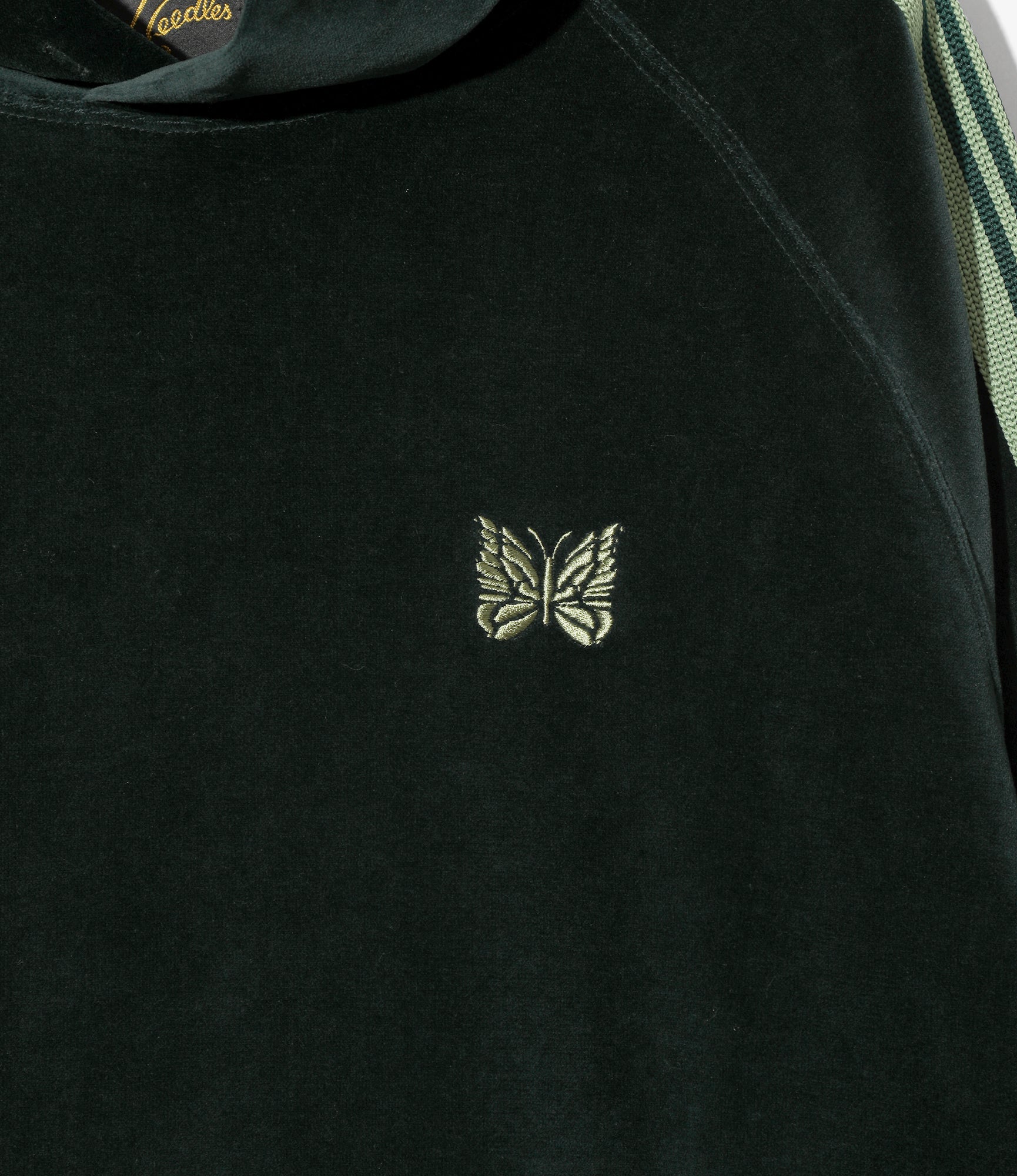 Track Hoody – Green Velour