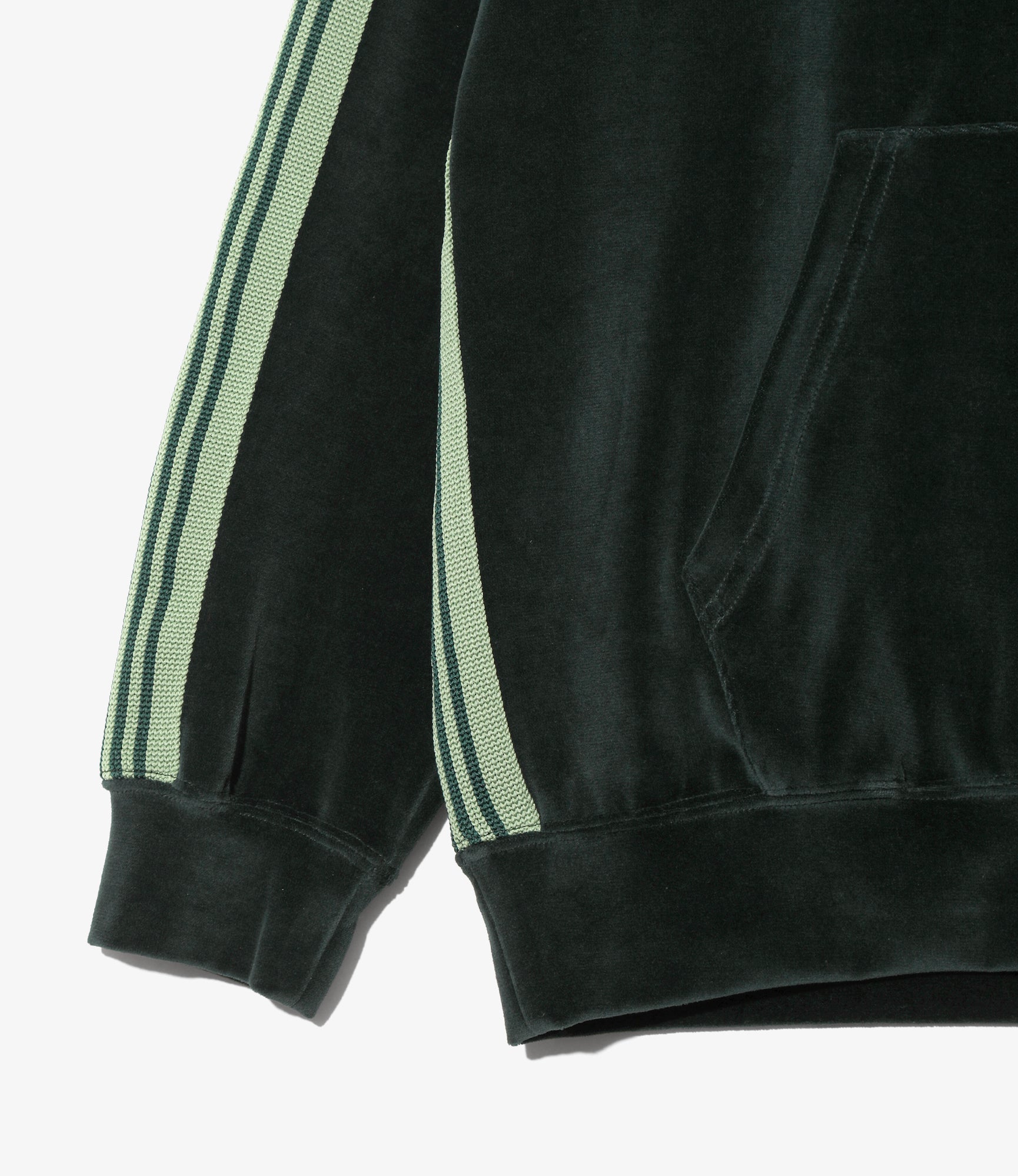 Track Hoody – Green Velour