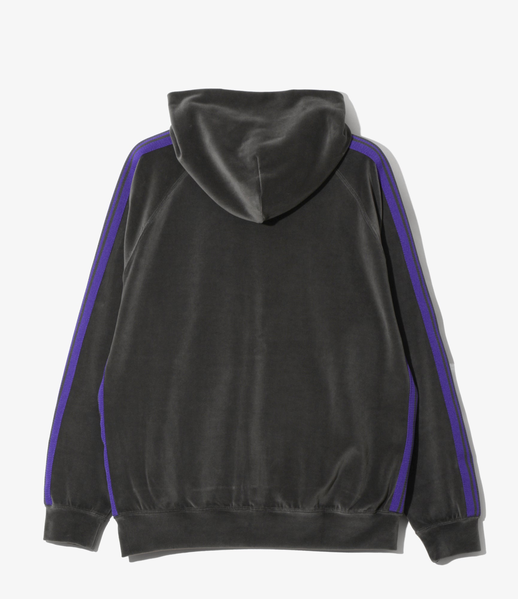 Track Hoody – Charcoal Velour