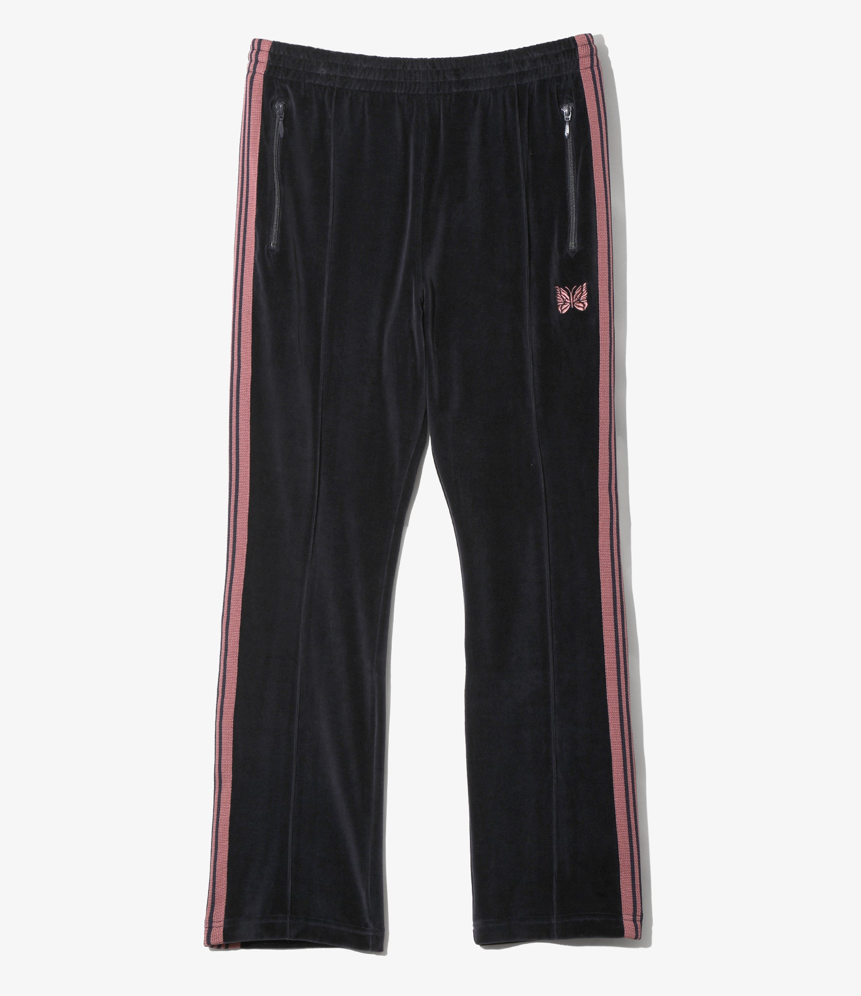 Narrow Track Pant – Navy Velour