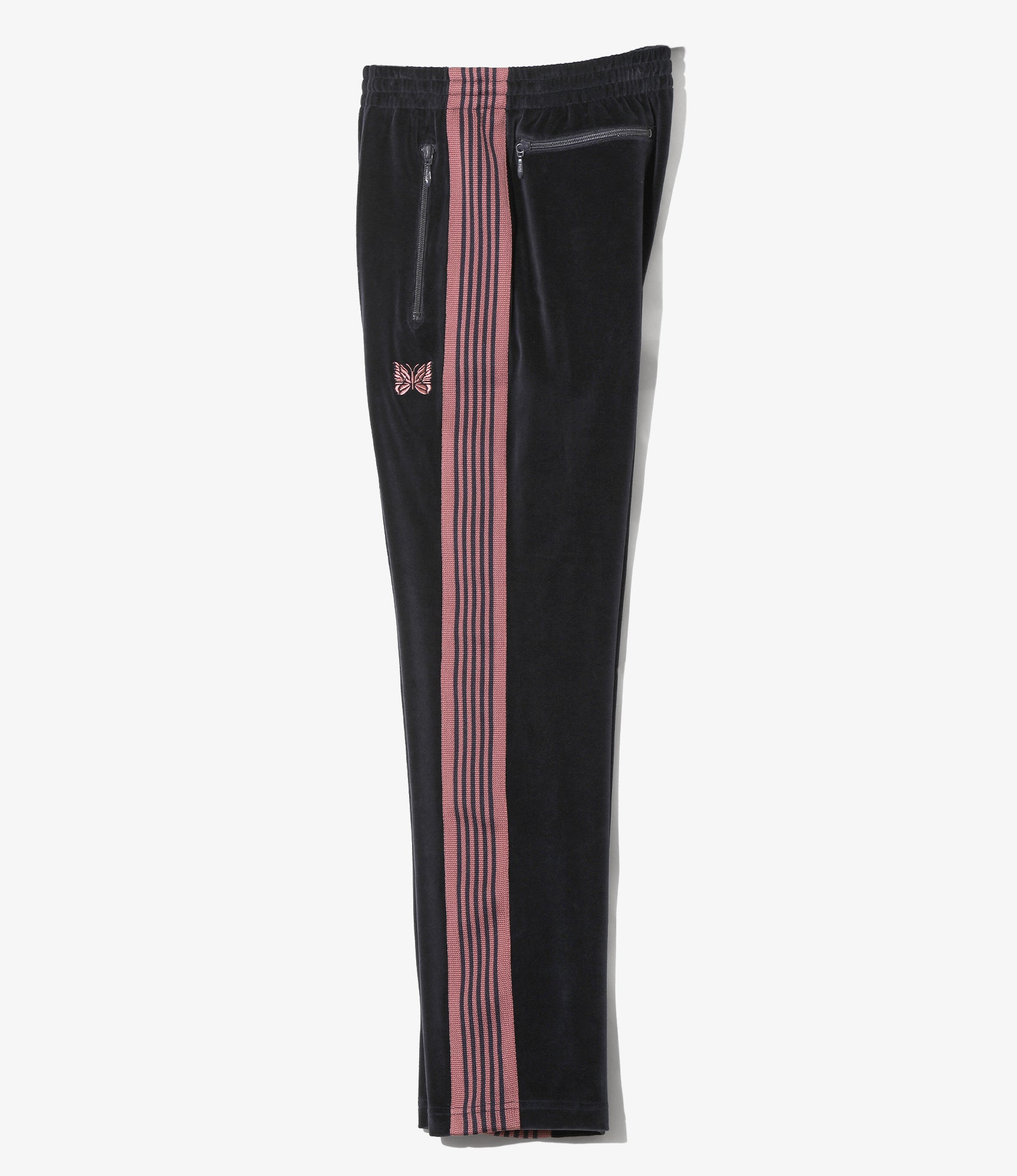 Narrow Track Pant – Navy Velour