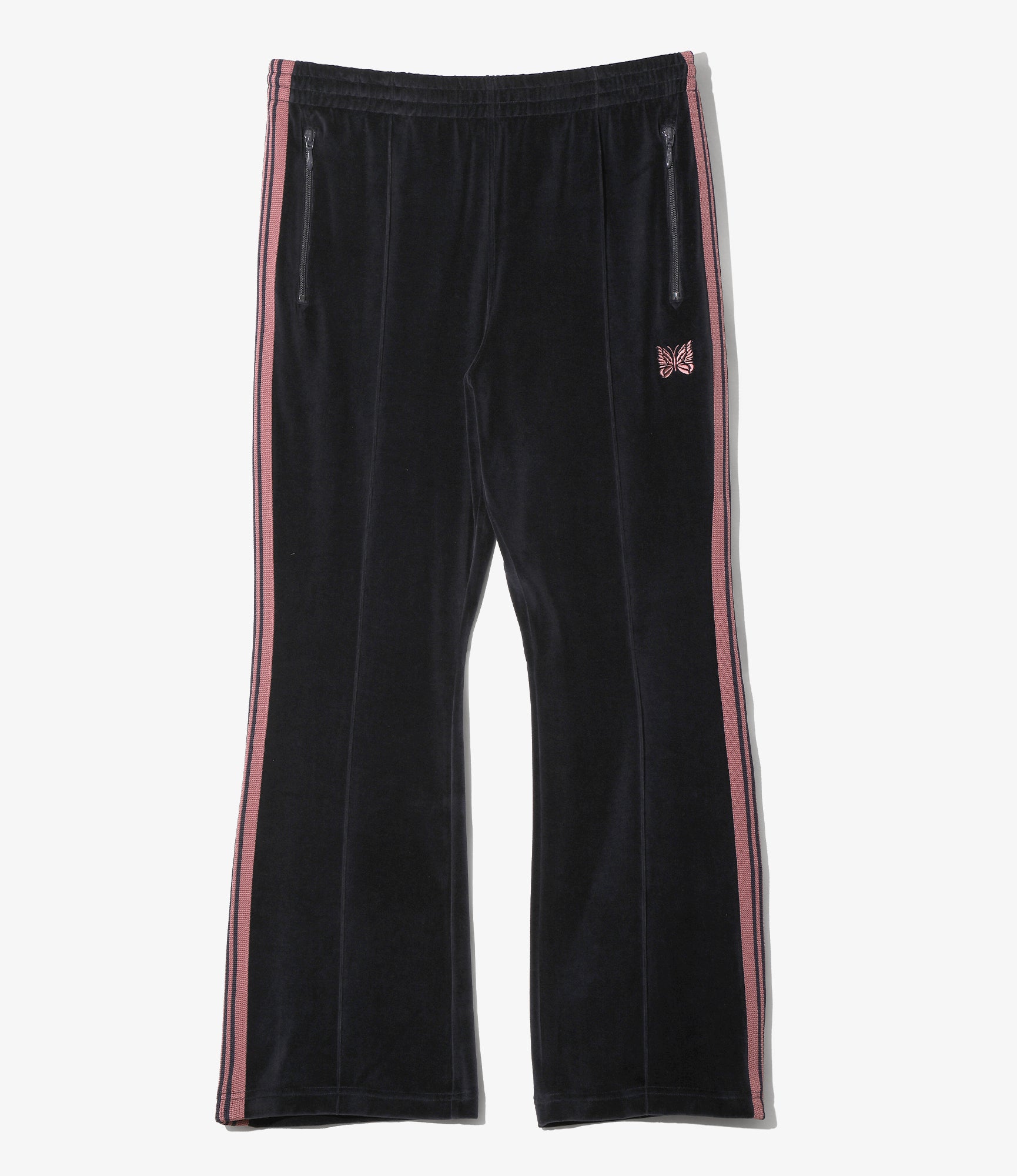 Boot-Cut Track Pant – Navy Velour