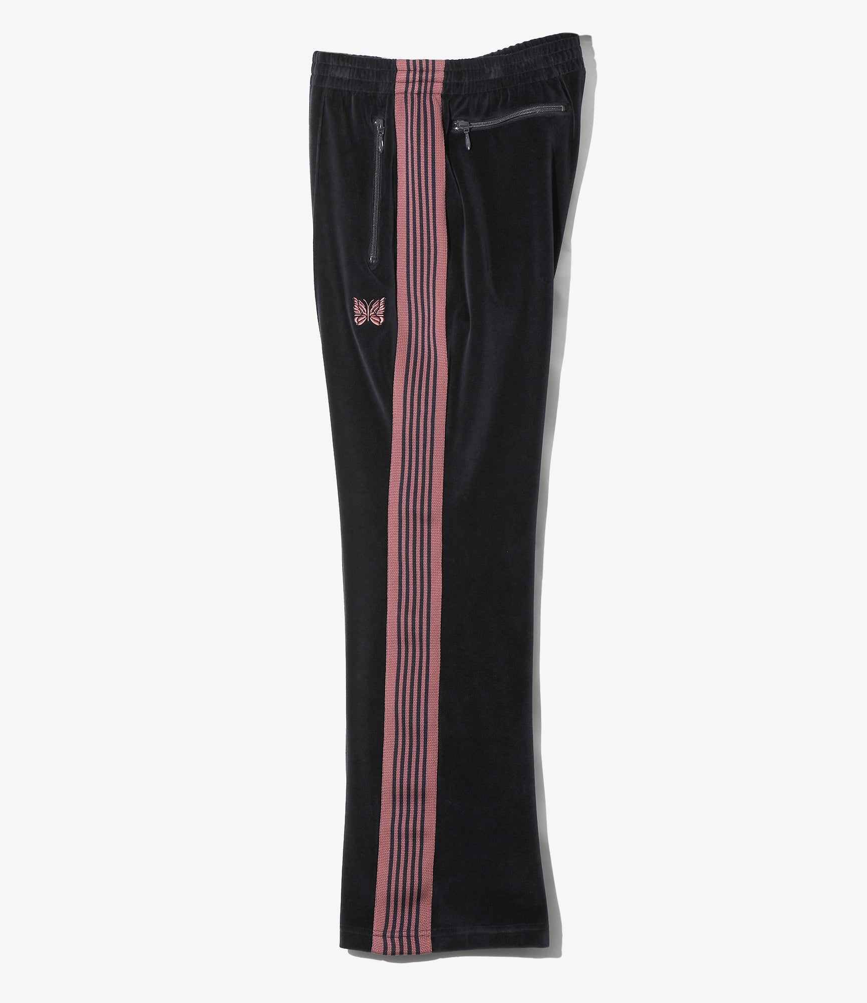 Boot-Cut Track Pant – Navy Velour
