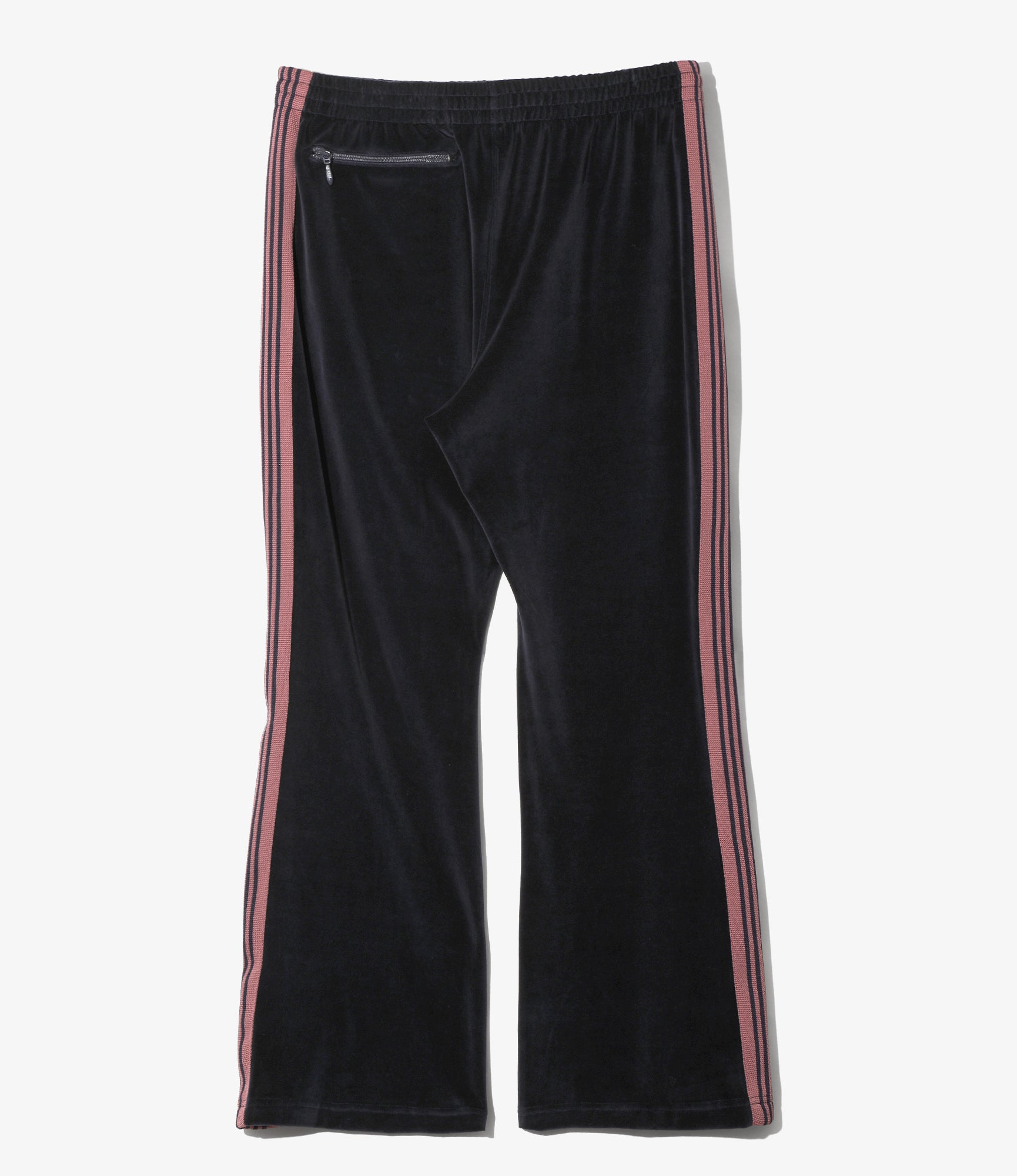 Boot-Cut Track Pant – Navy Velour