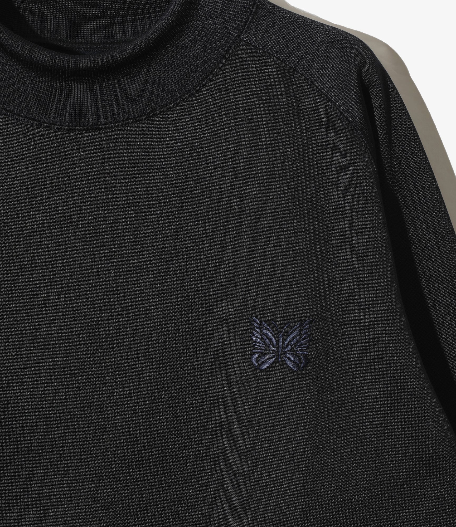 Mock Neck Shirt – Navy Bright Jersey