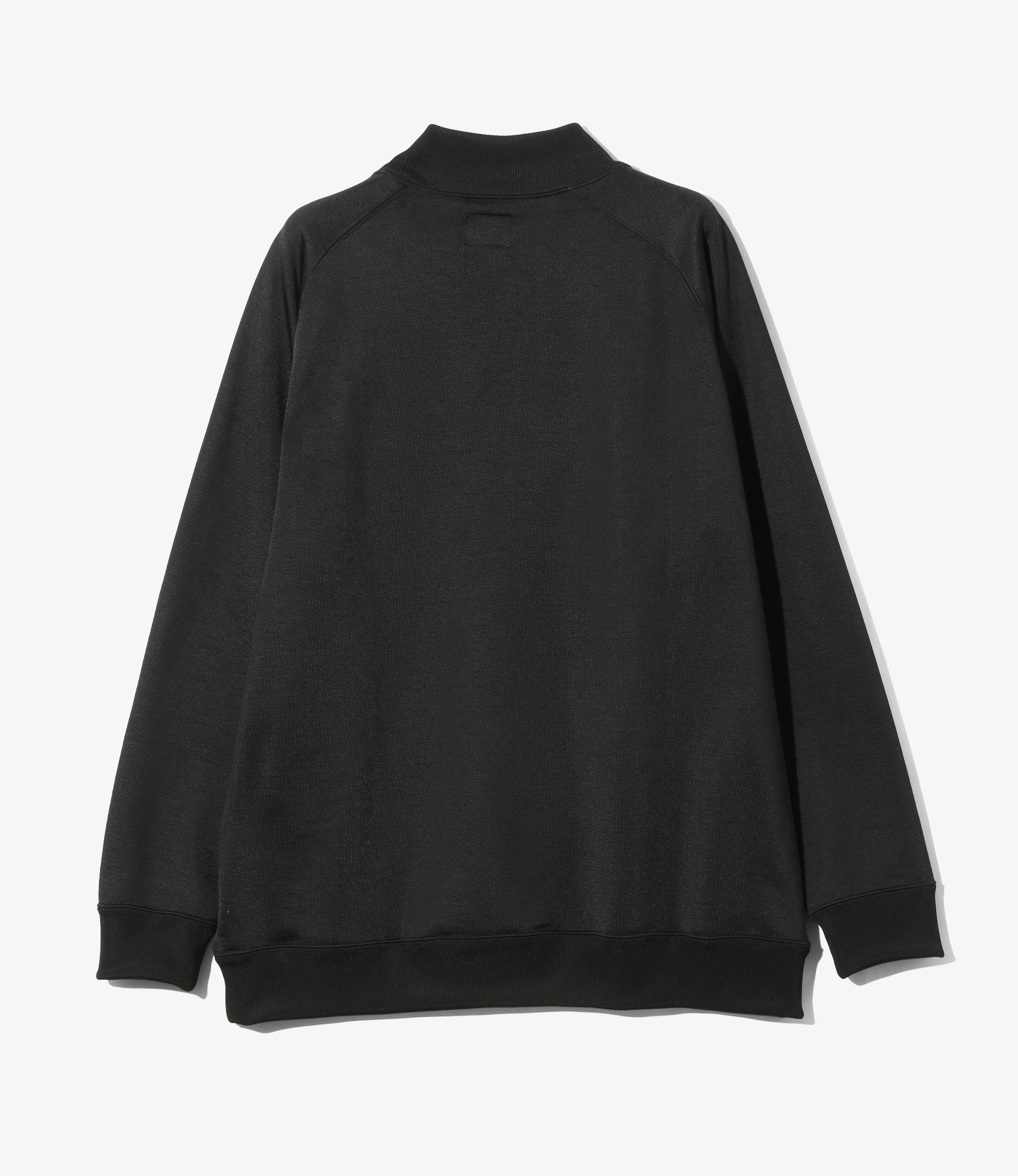 Mock Neck Shirt – Black Bright Jersey