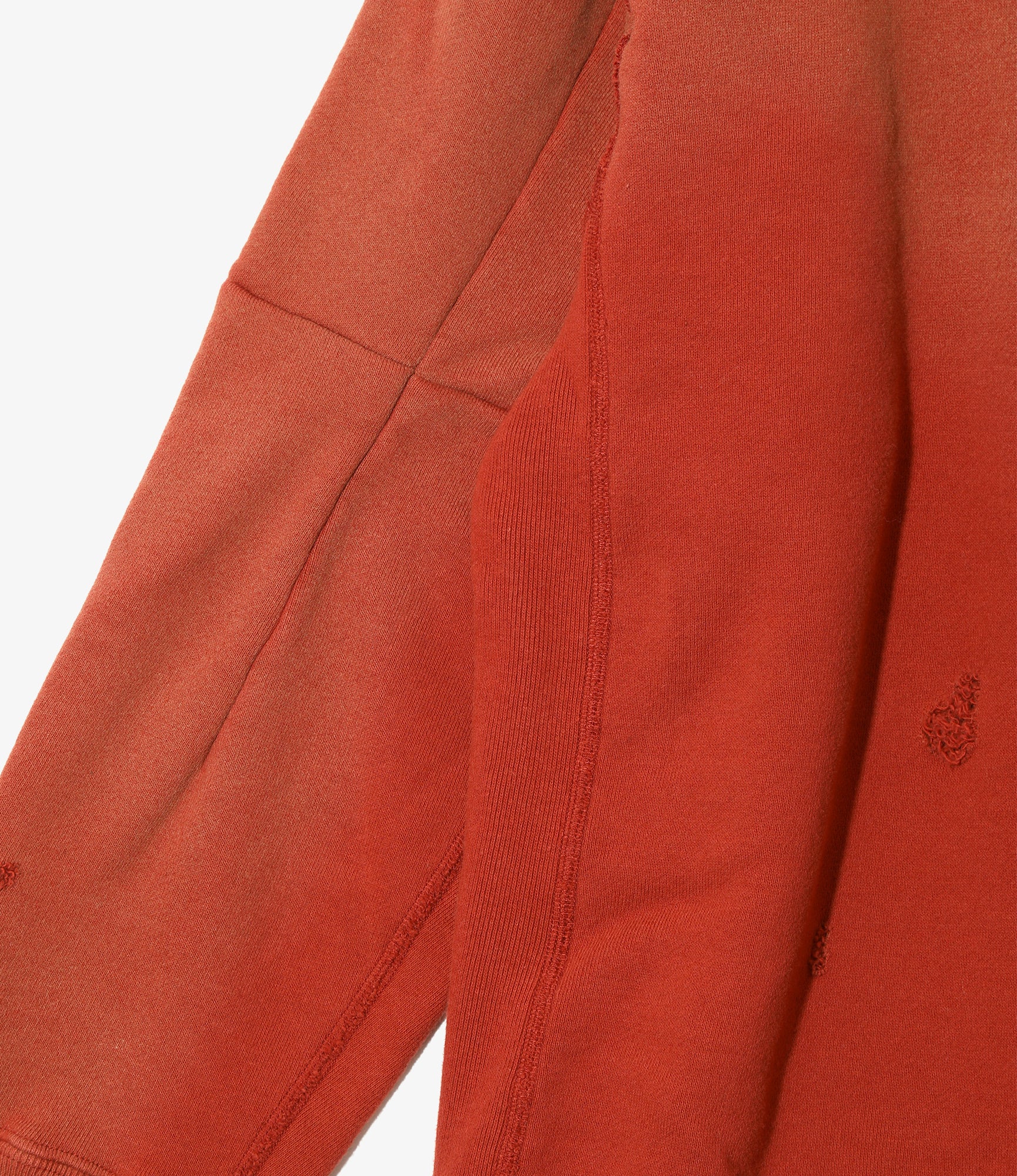 Deconstructed Sweatshirt – Rust