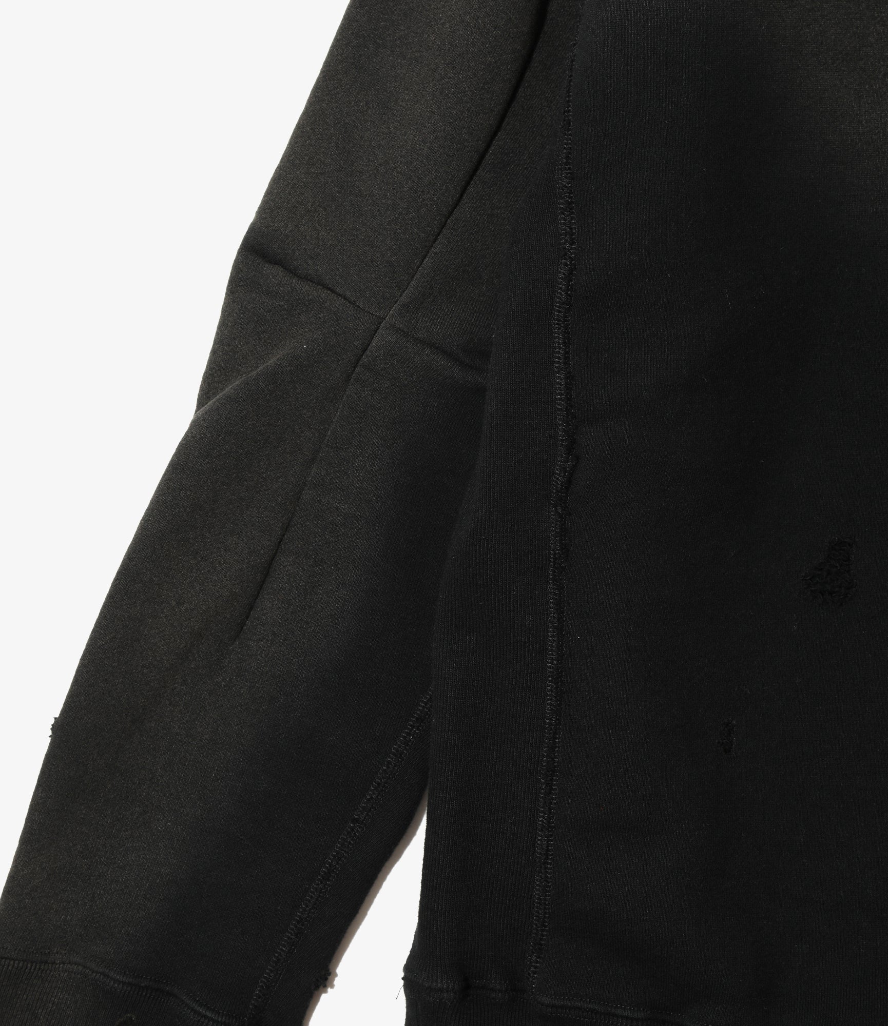 Deconstructed Sweatshirt – Black