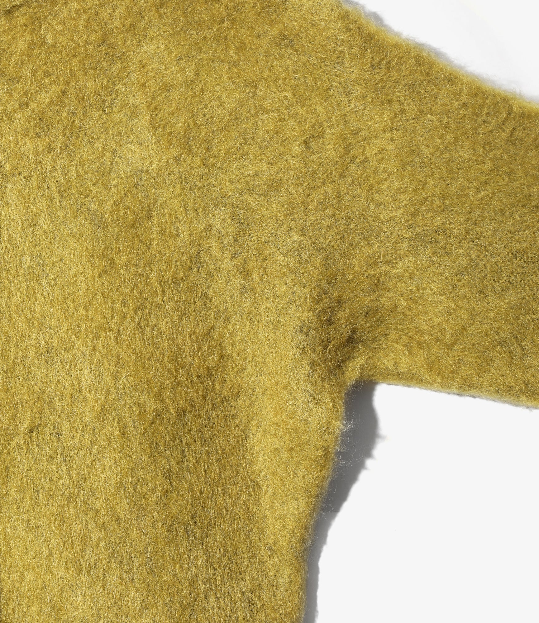 Round Collar Cardigan – Solid Green