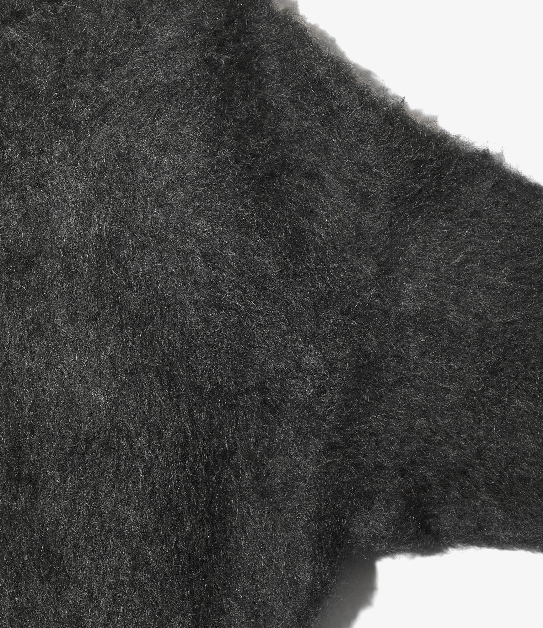 Round Collar Cardigan – Solid Charcoal