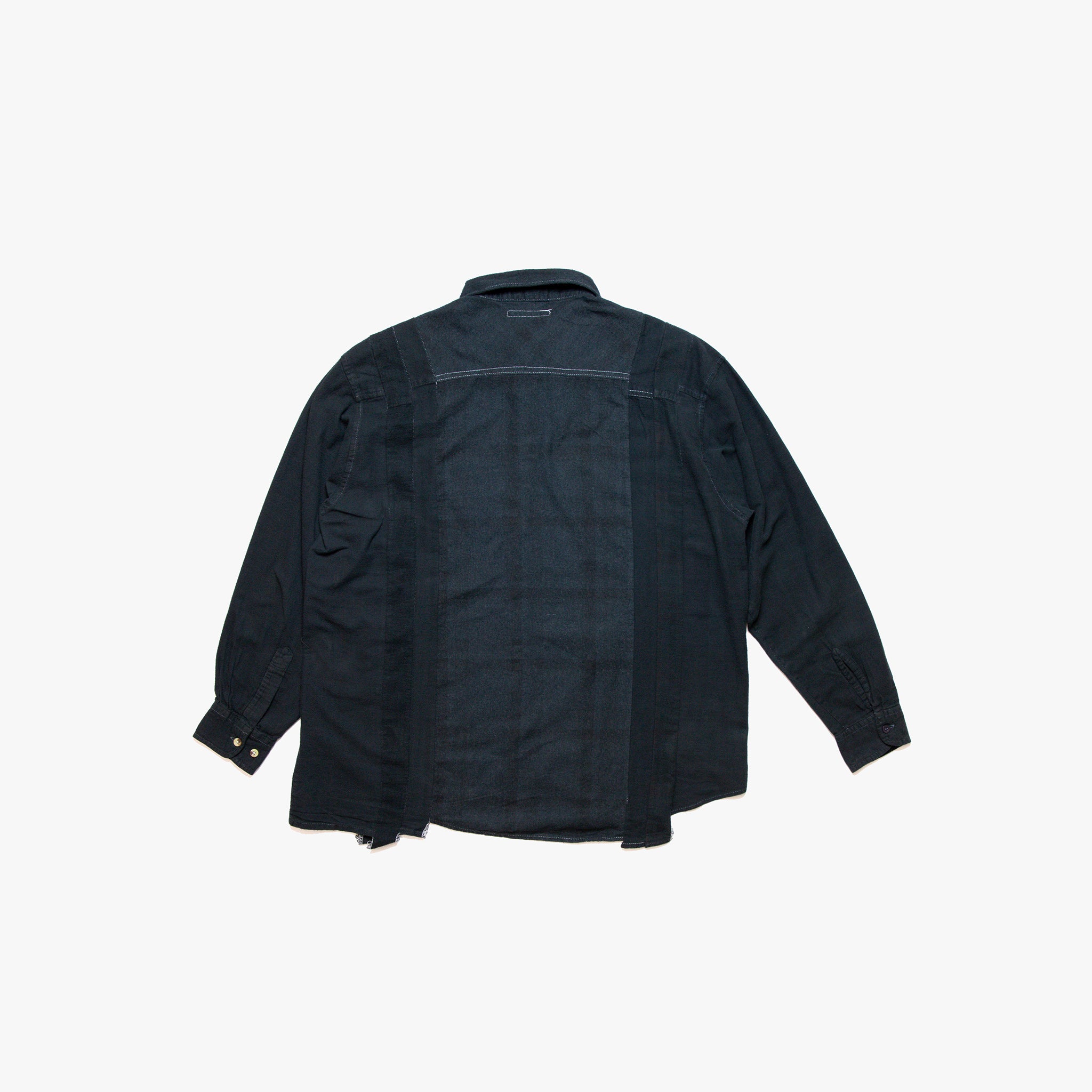 7 Cuts Shirt – Black Overdyed Flannel
