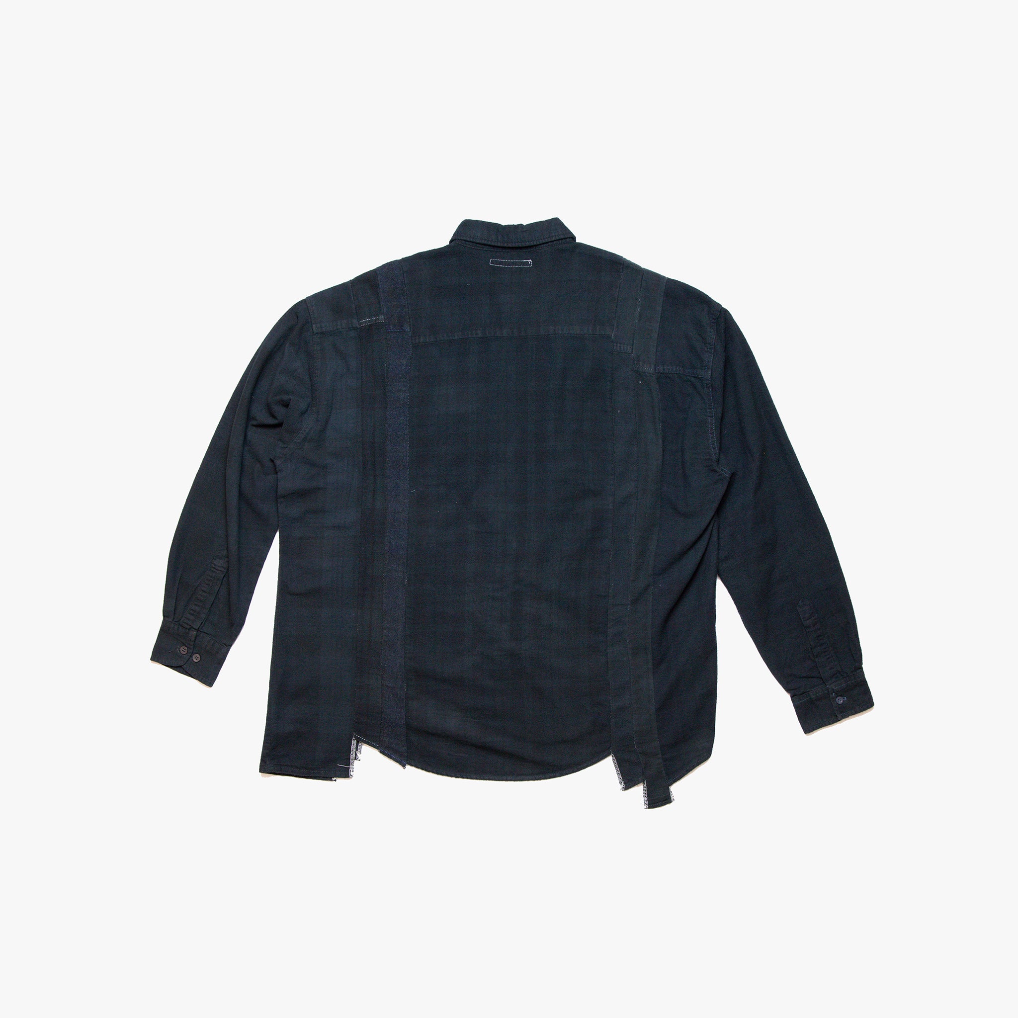 7 Cuts Shirt – Black Overdyed Flannel