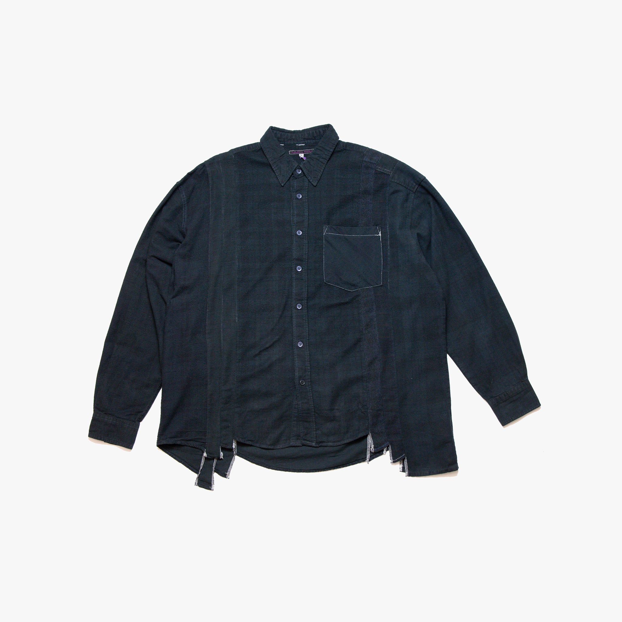 7 Cuts Shirt – Black Overdyed Flannel