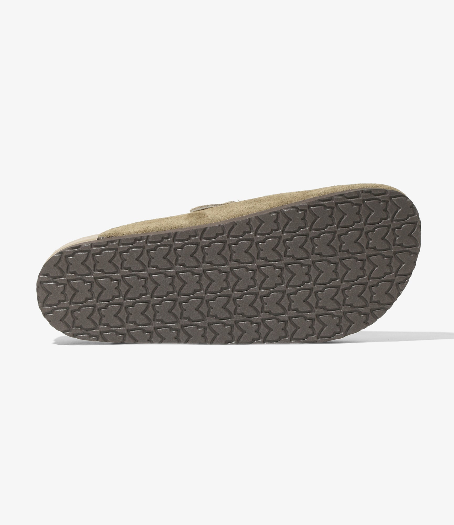 Clog Sandal - Mary Jane Taupe Suede