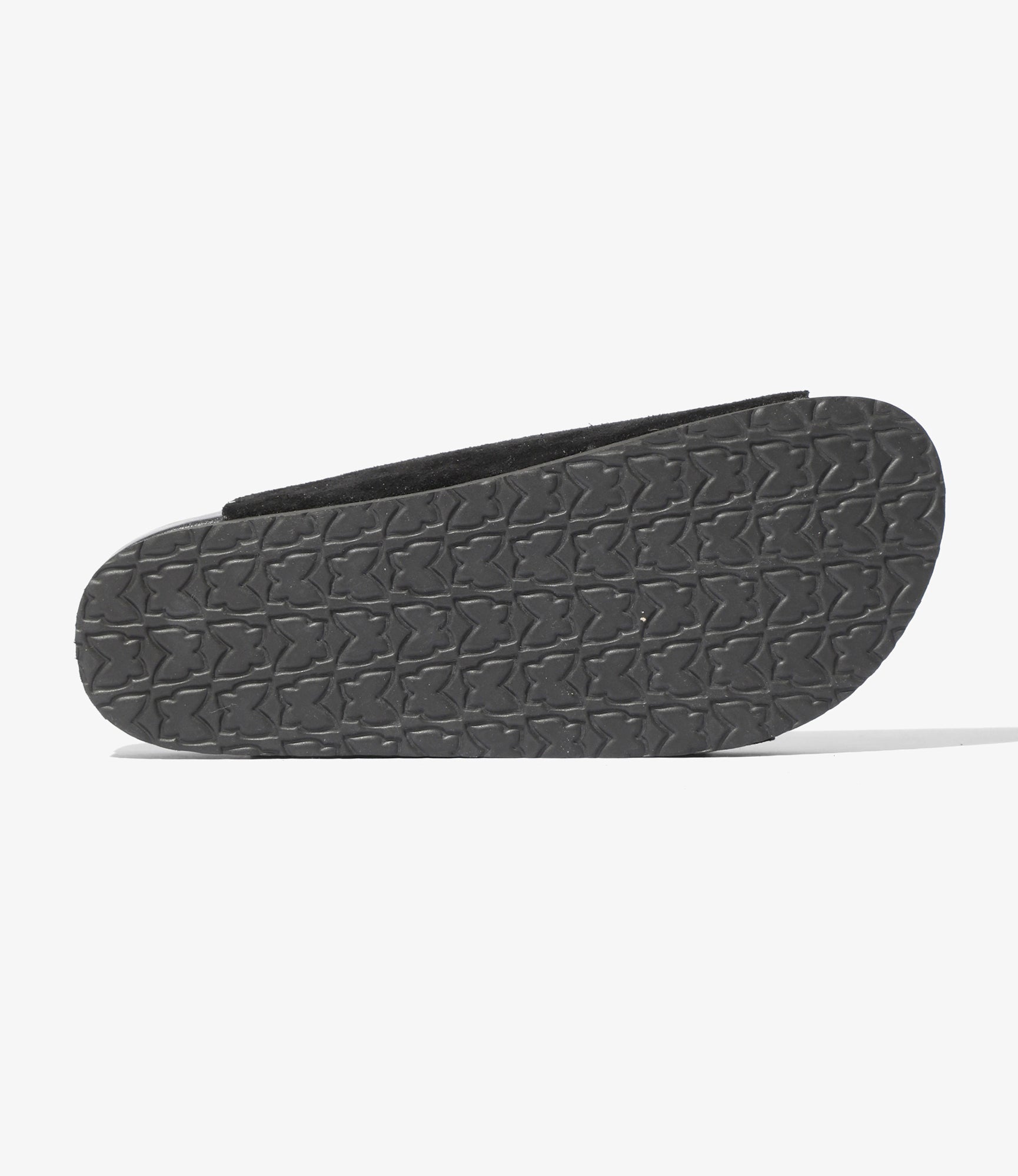 Clog Sandal - Mary Jane Black Suede
