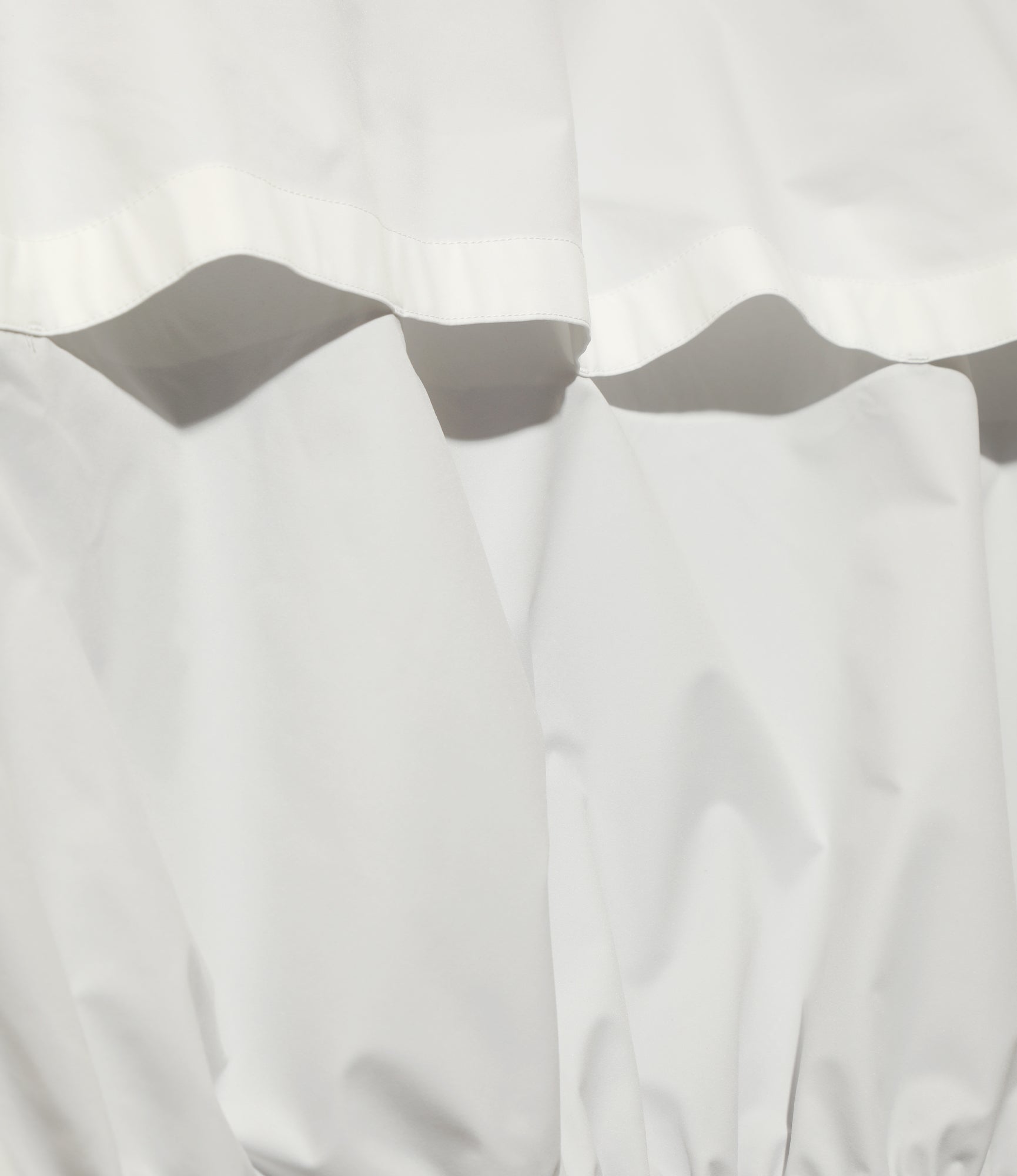 Star Cut Oversized Windbreaker – White