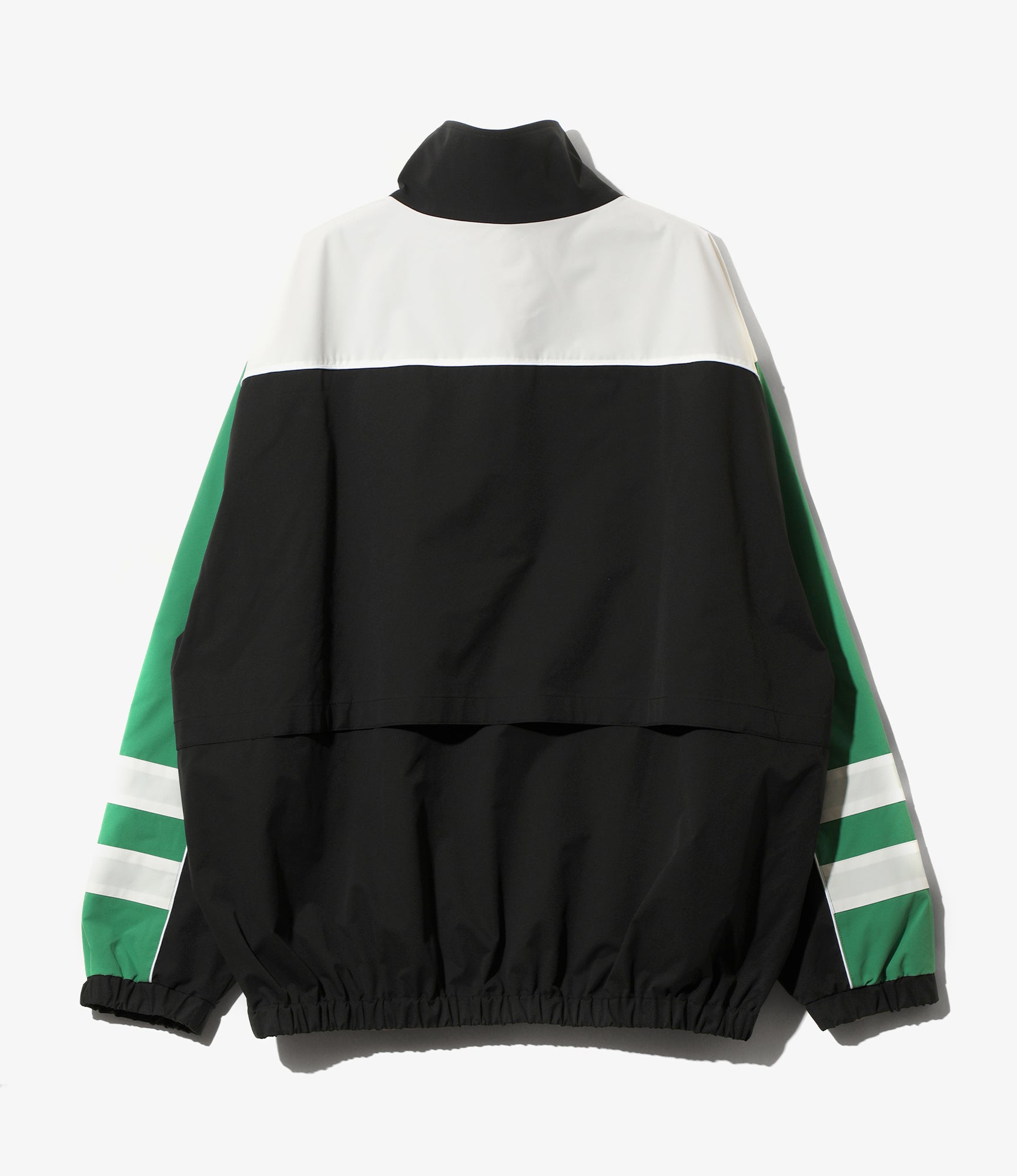 Star Cut Oversized Windbreaker – Black