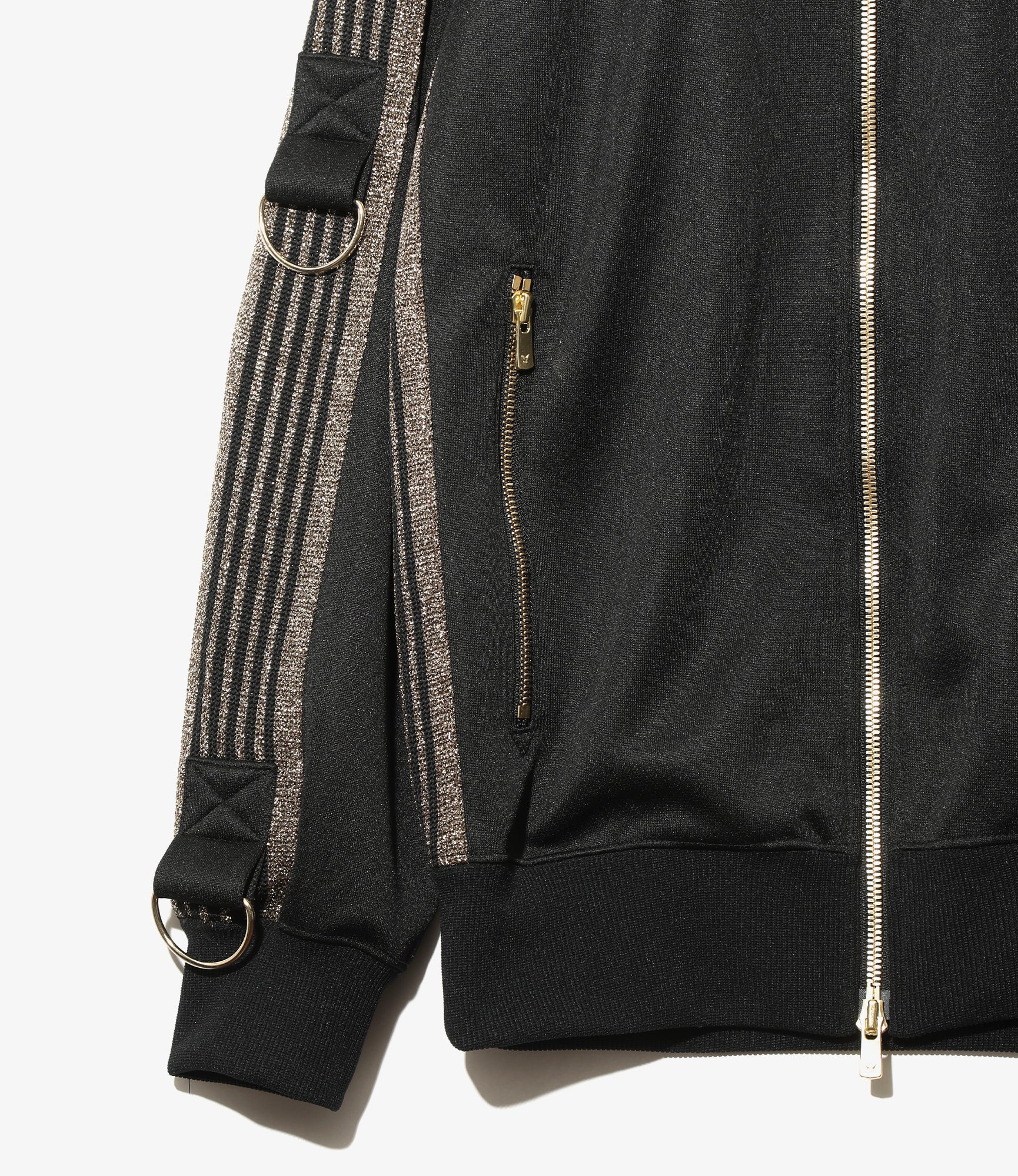 Track Jacket – Black Bondage / Poly Smooth