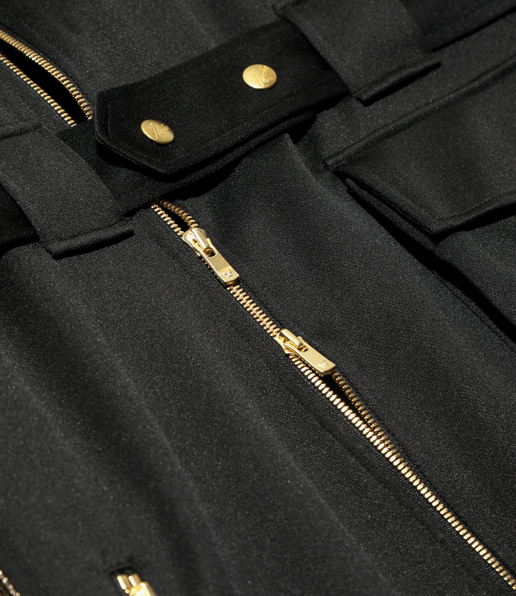 Track Jacket – Black Bondage / Poly Smooth