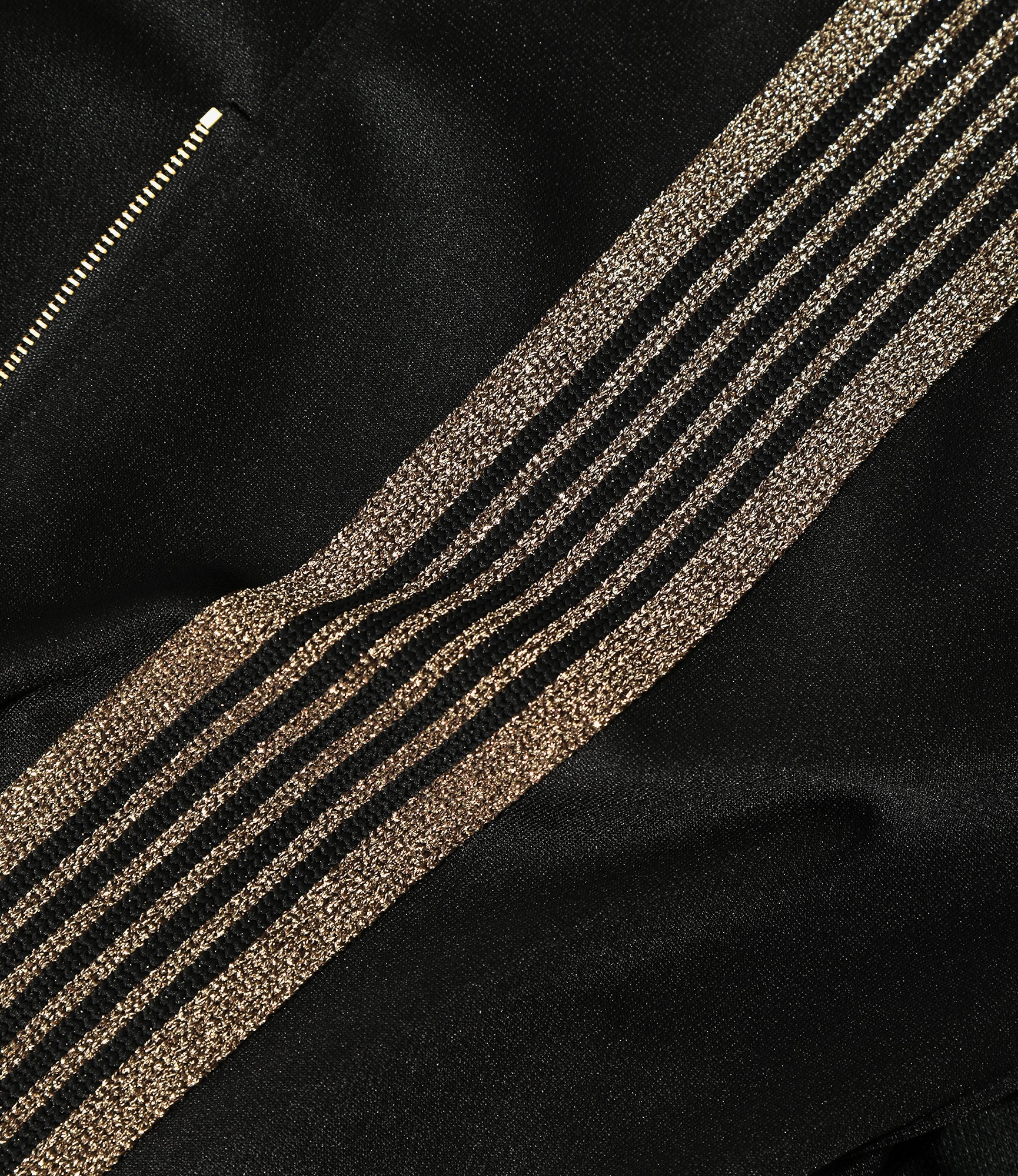 Track Jacket – Black Bondage / Poly Smooth