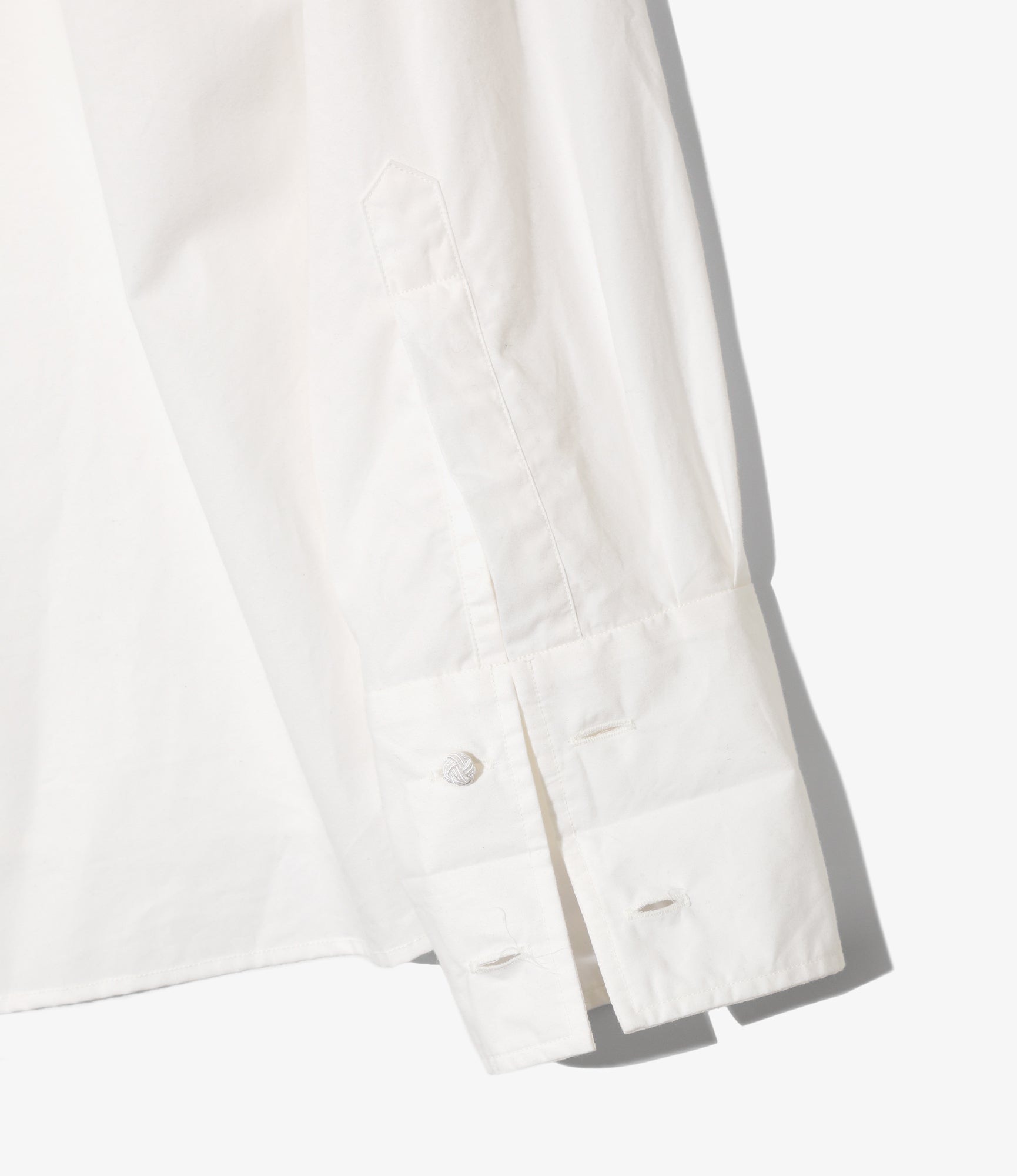 Tuxedo Shirt - Off White Cotton Typewriter