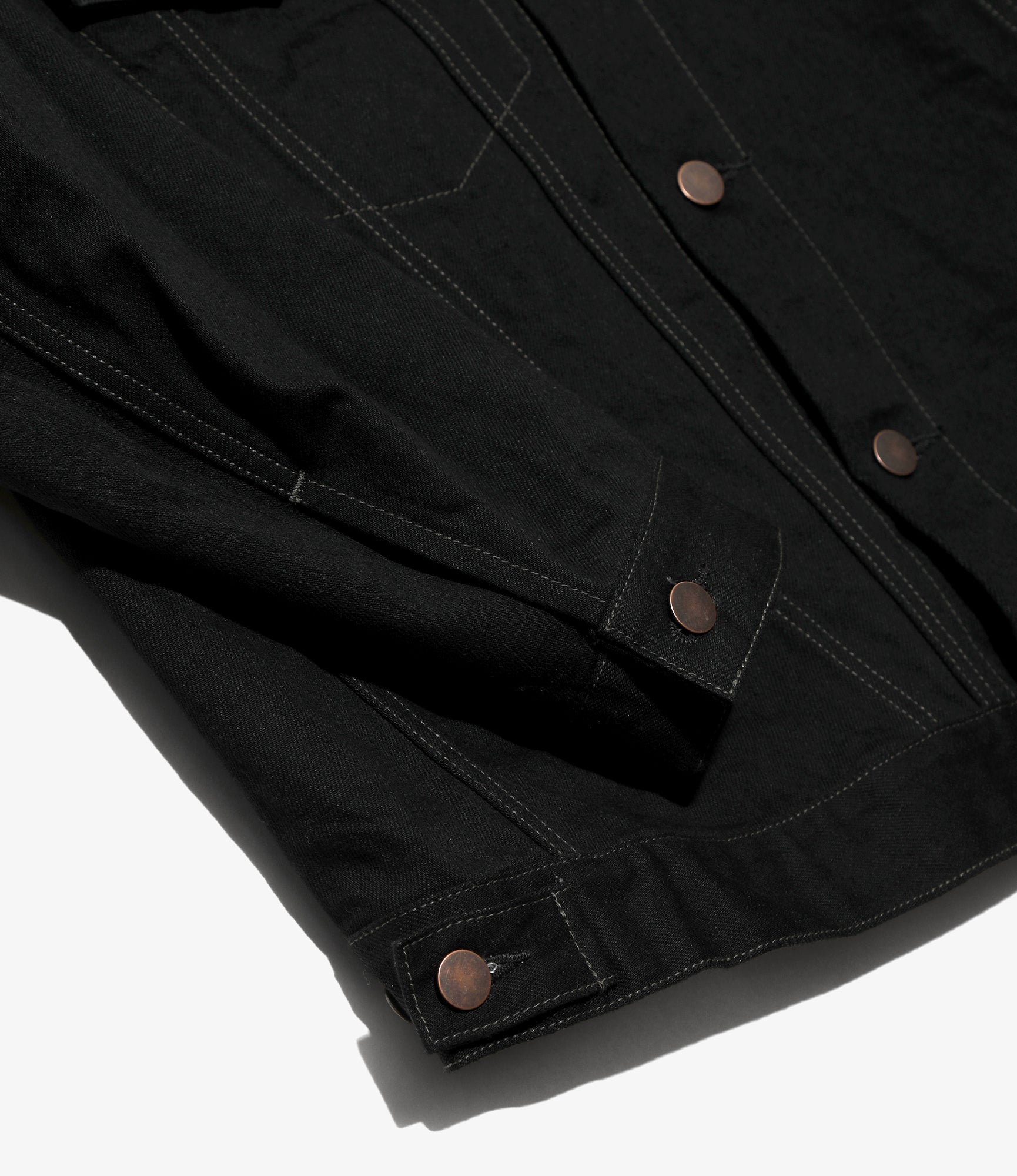 Twisted Jean Jacket – Black 12oz Denim