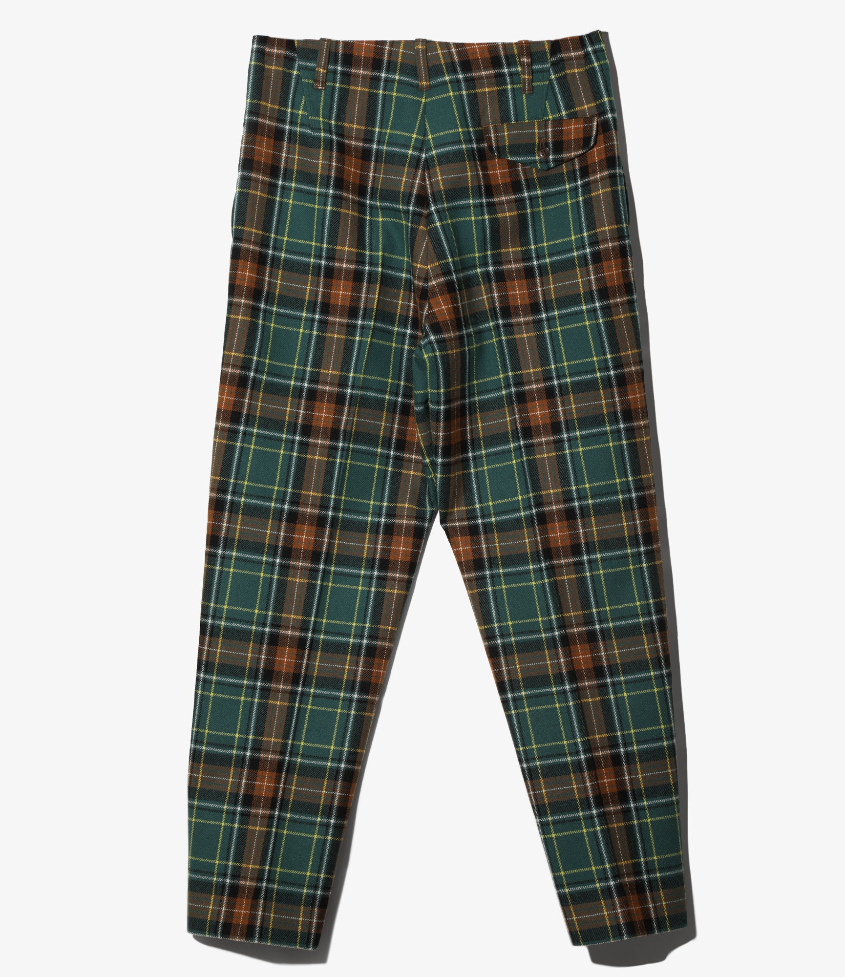 Military Trouser – Green/Brown Tartan Plaid