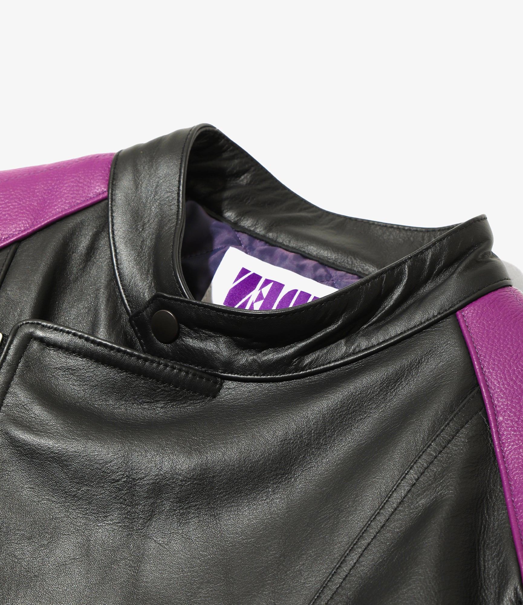 Motorcycle Jacket – Black Cowhide Leather