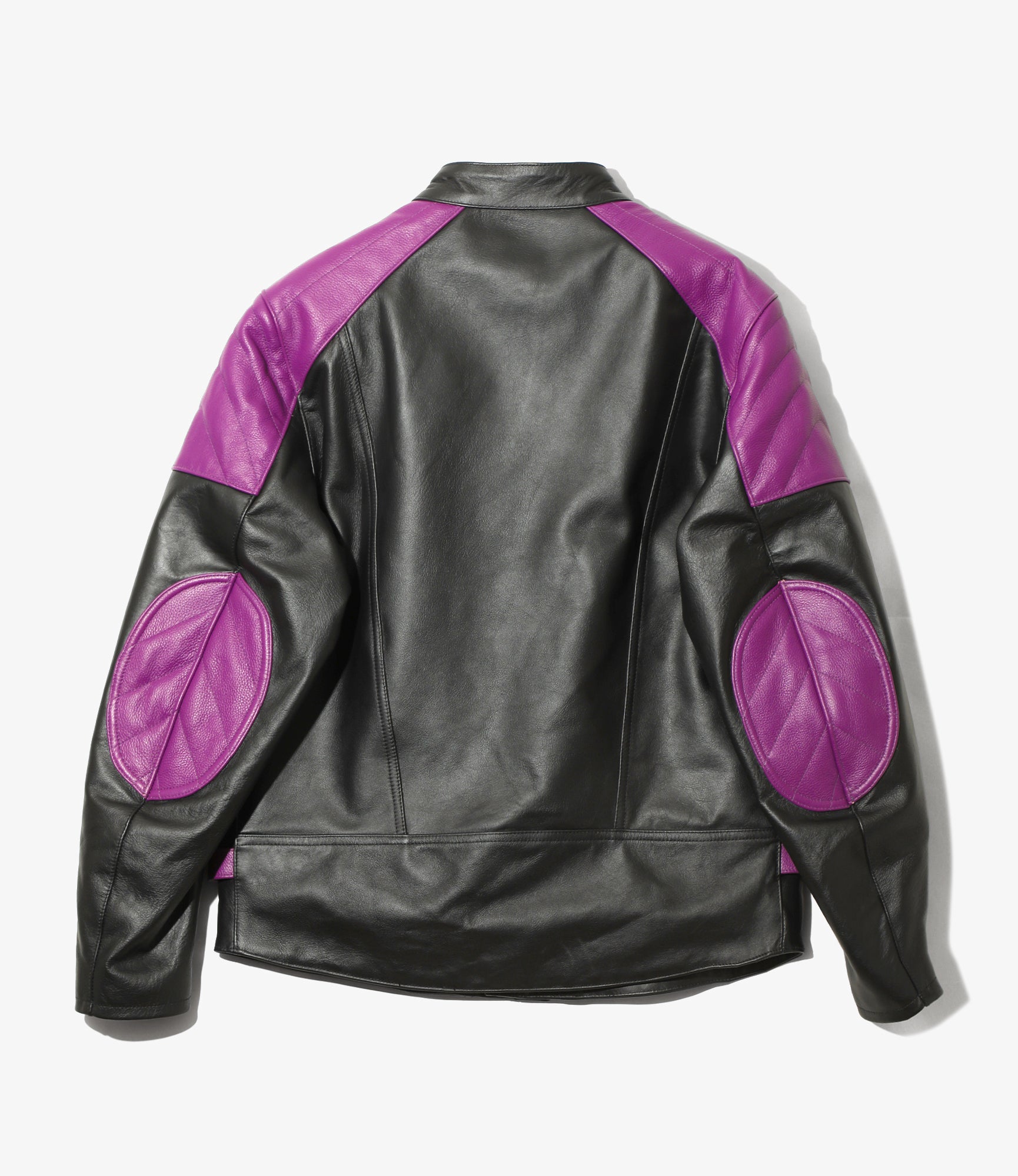 Motorcycle Jacket – Black Cowhide Leather