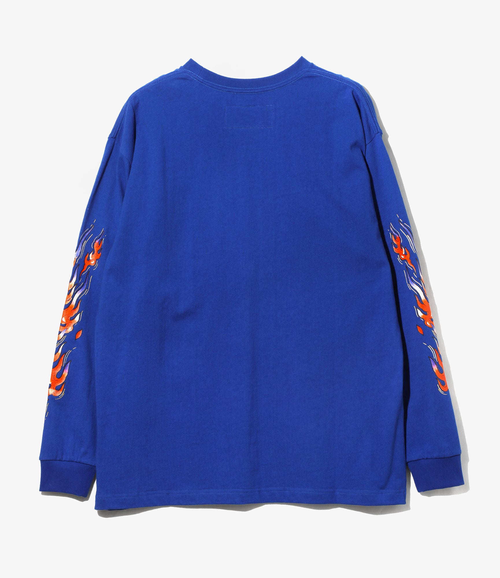L/S Tee – Royal Blue Tiger Print