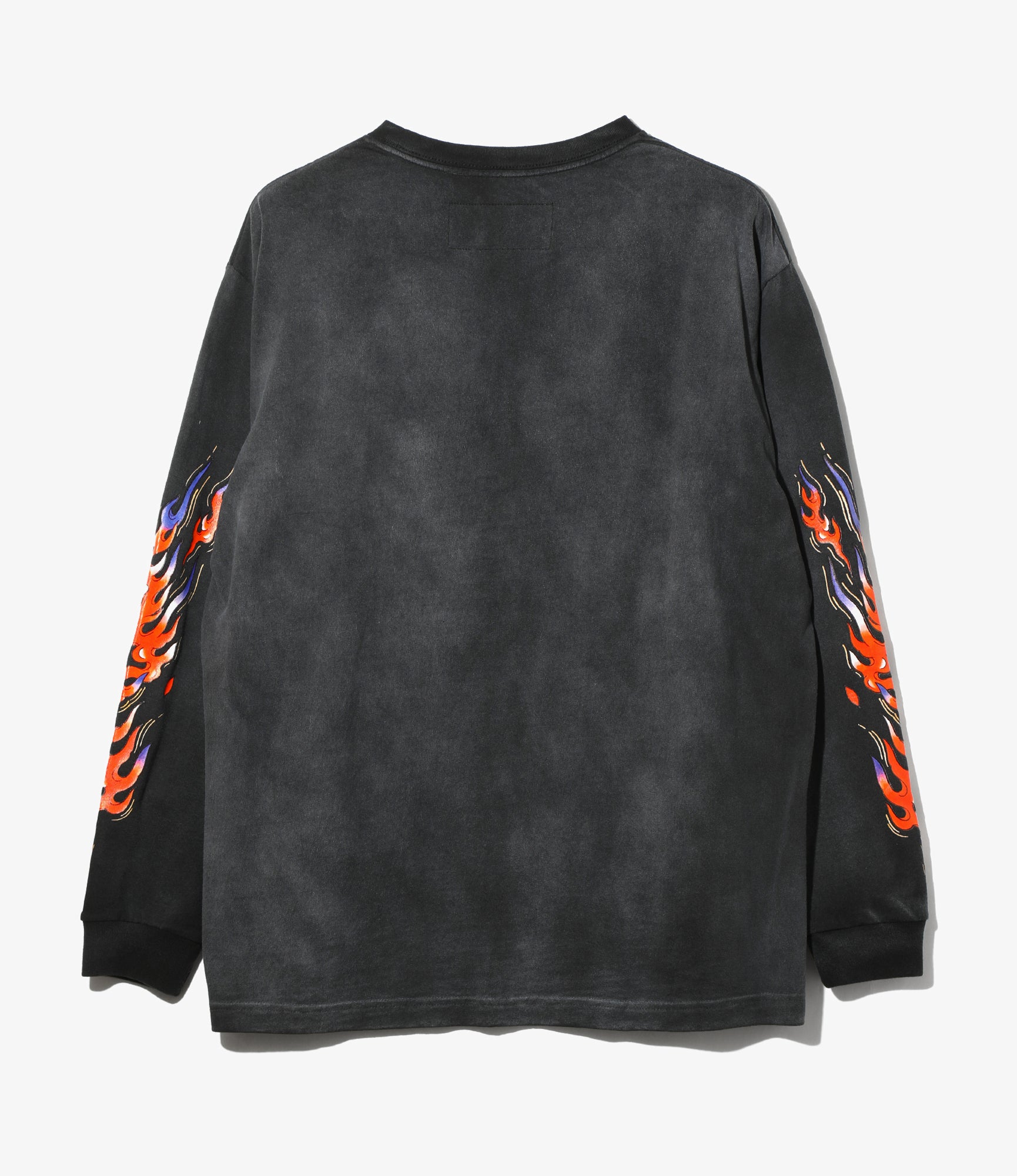 L/S Tee – Faded Black Tiger Print
