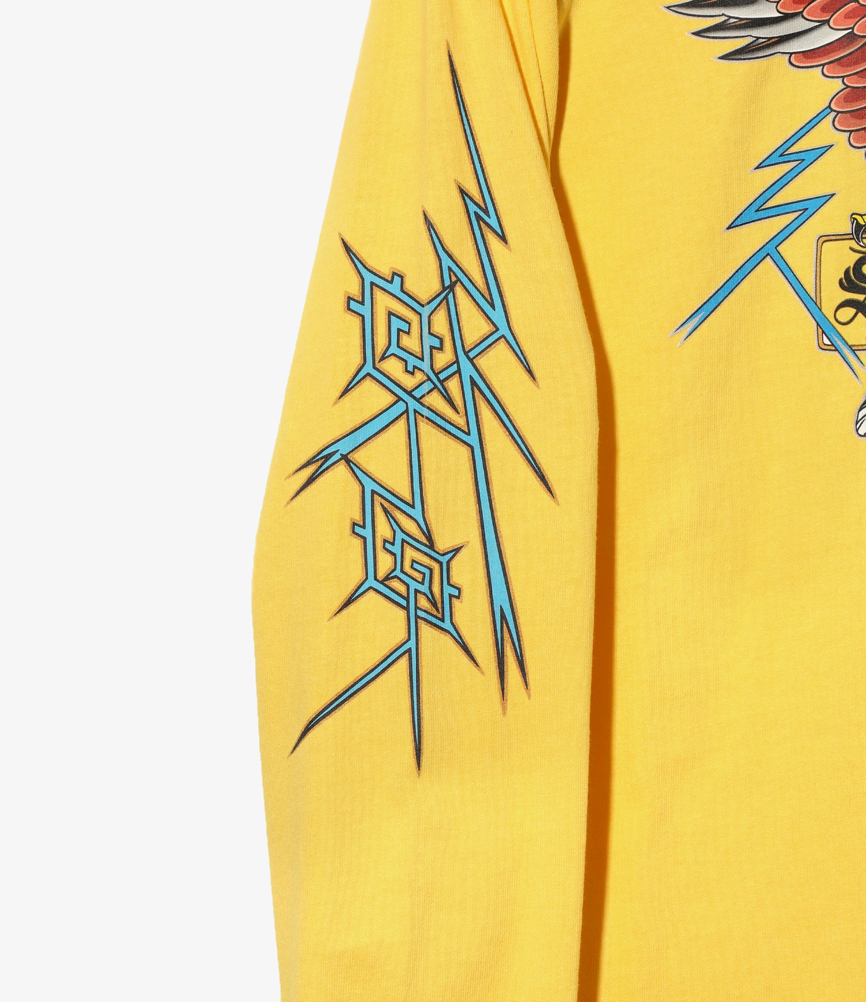 L/S Tee – Yellow Eagle Print