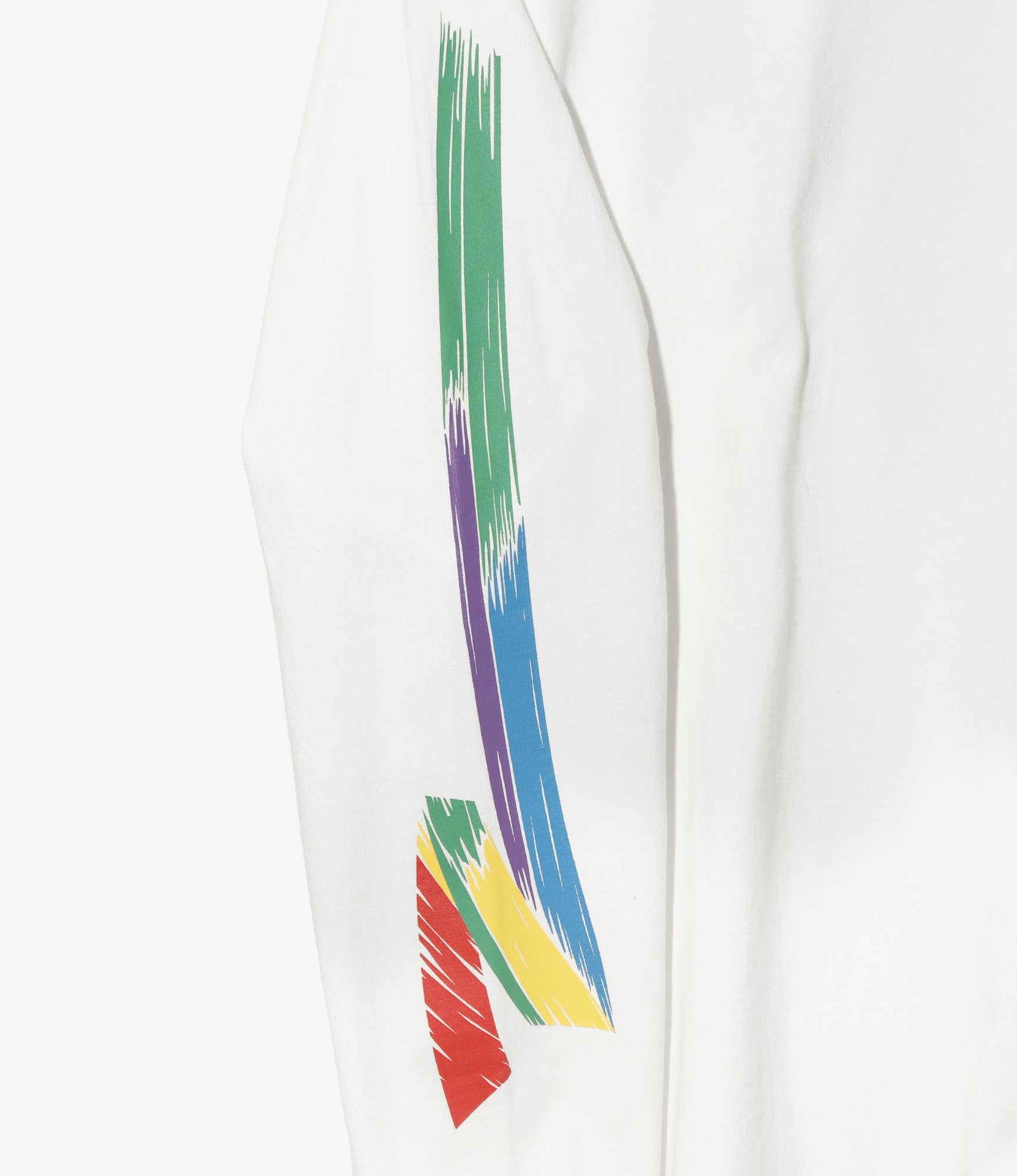 L/S Mock Neck Tee – White BARI BARI