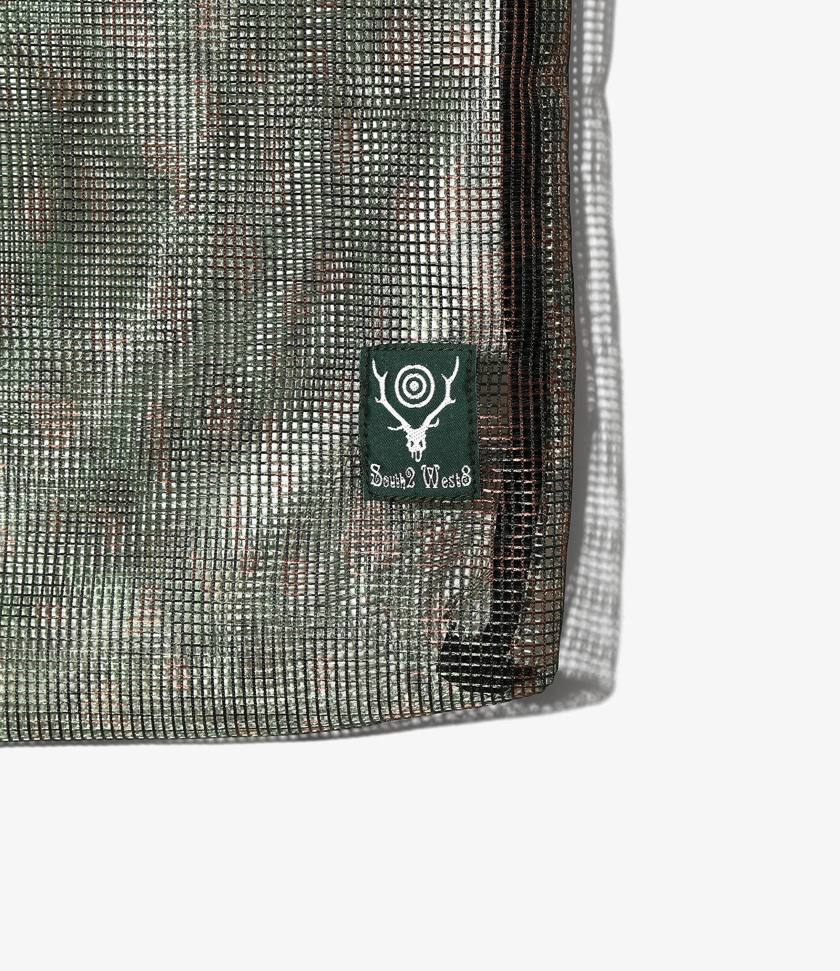 Book Bag – Green Printed Heavyweight Mesh
