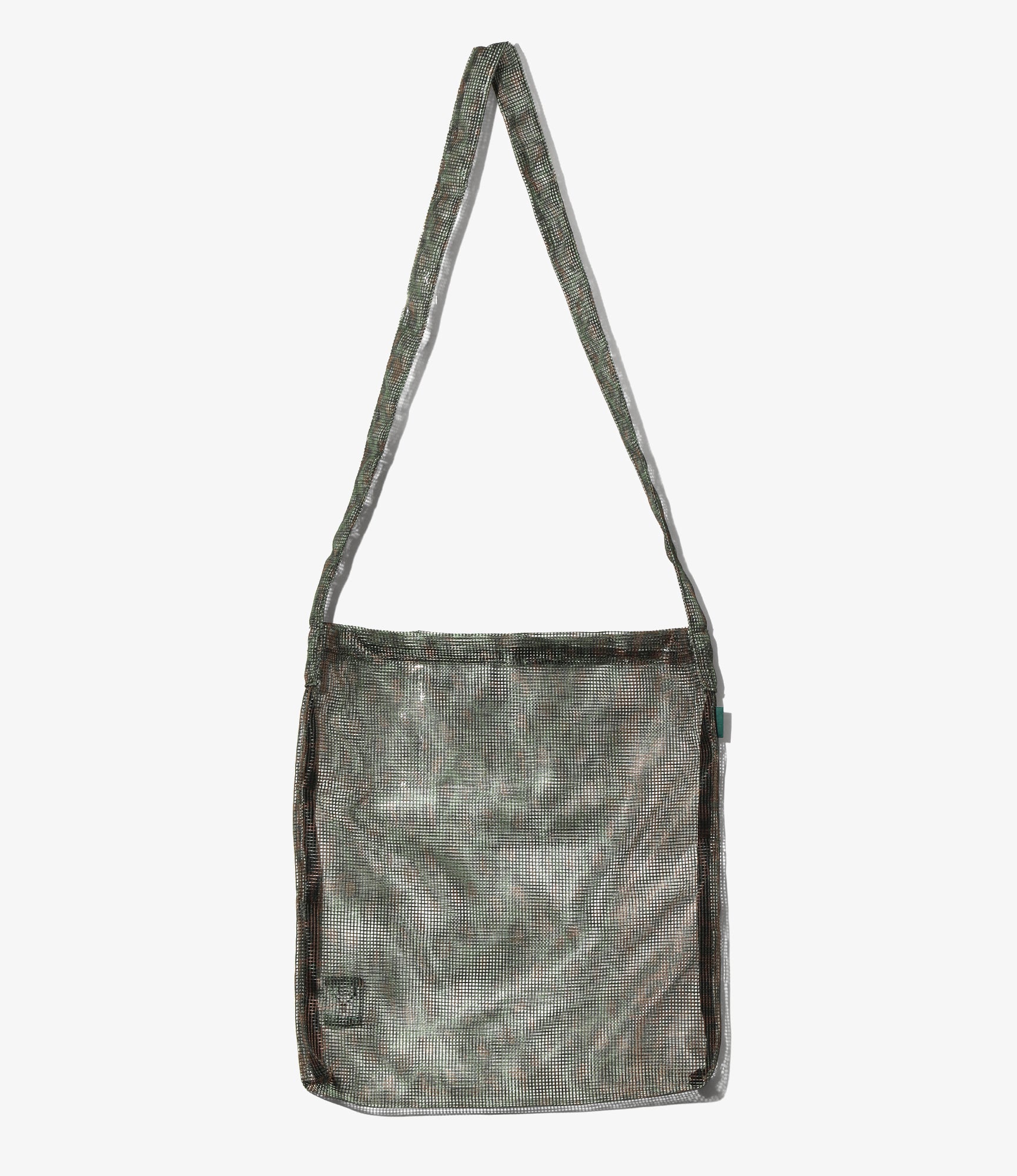 Book Bag – Green Printed Heavyweight Mesh