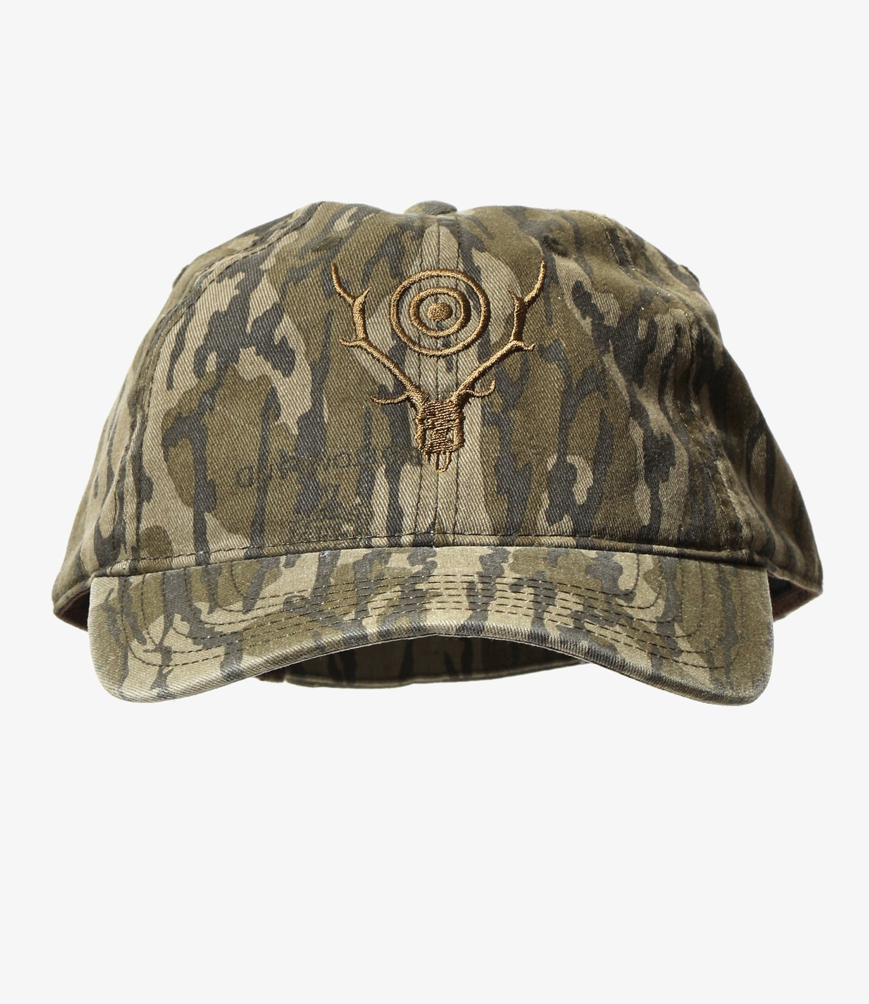 Strap Back Cap – Camo Skull & Target Embroidery