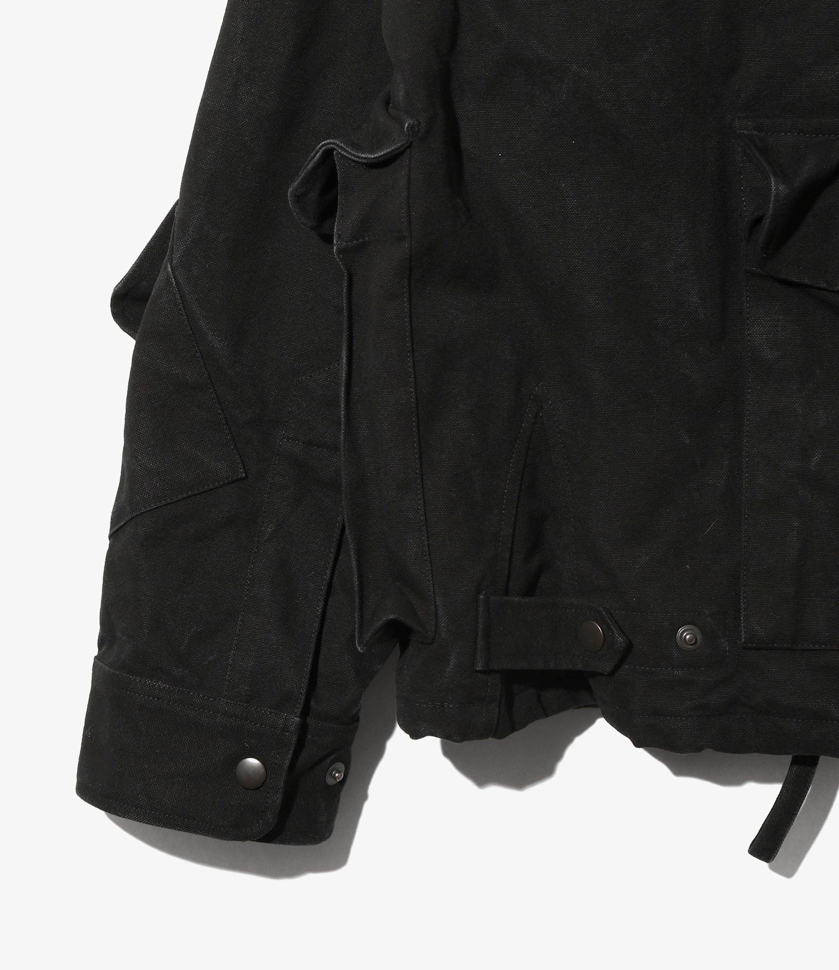 Tenkara Shirt – Black Paraffin Cotton