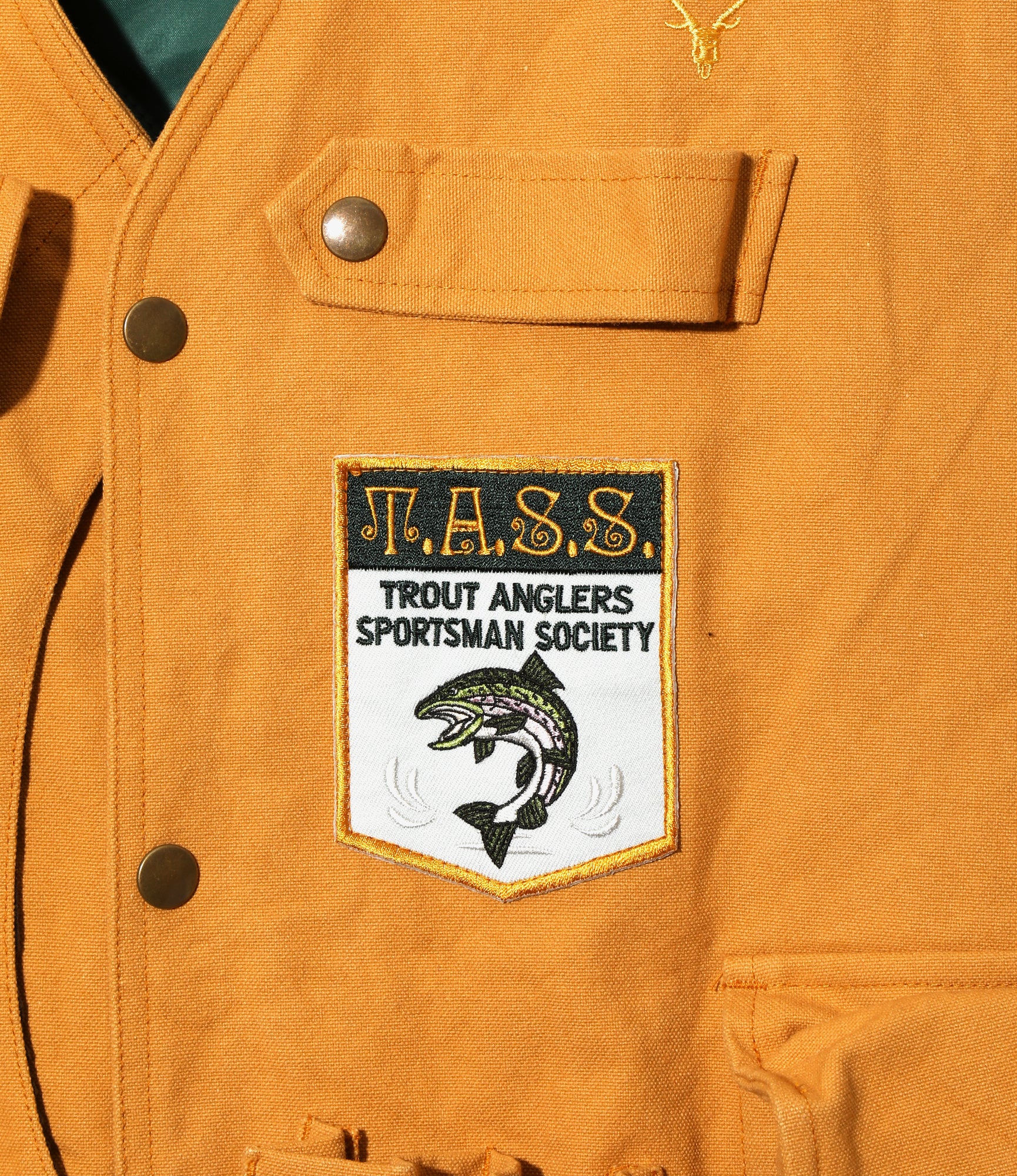 Tenkara Vest – Suntan Paraffin Cotton