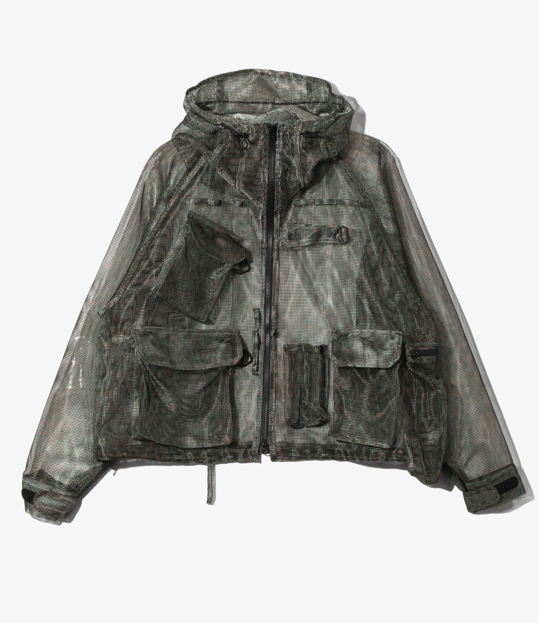 Bush Trek Jacket - Green Heavyweight Mesh