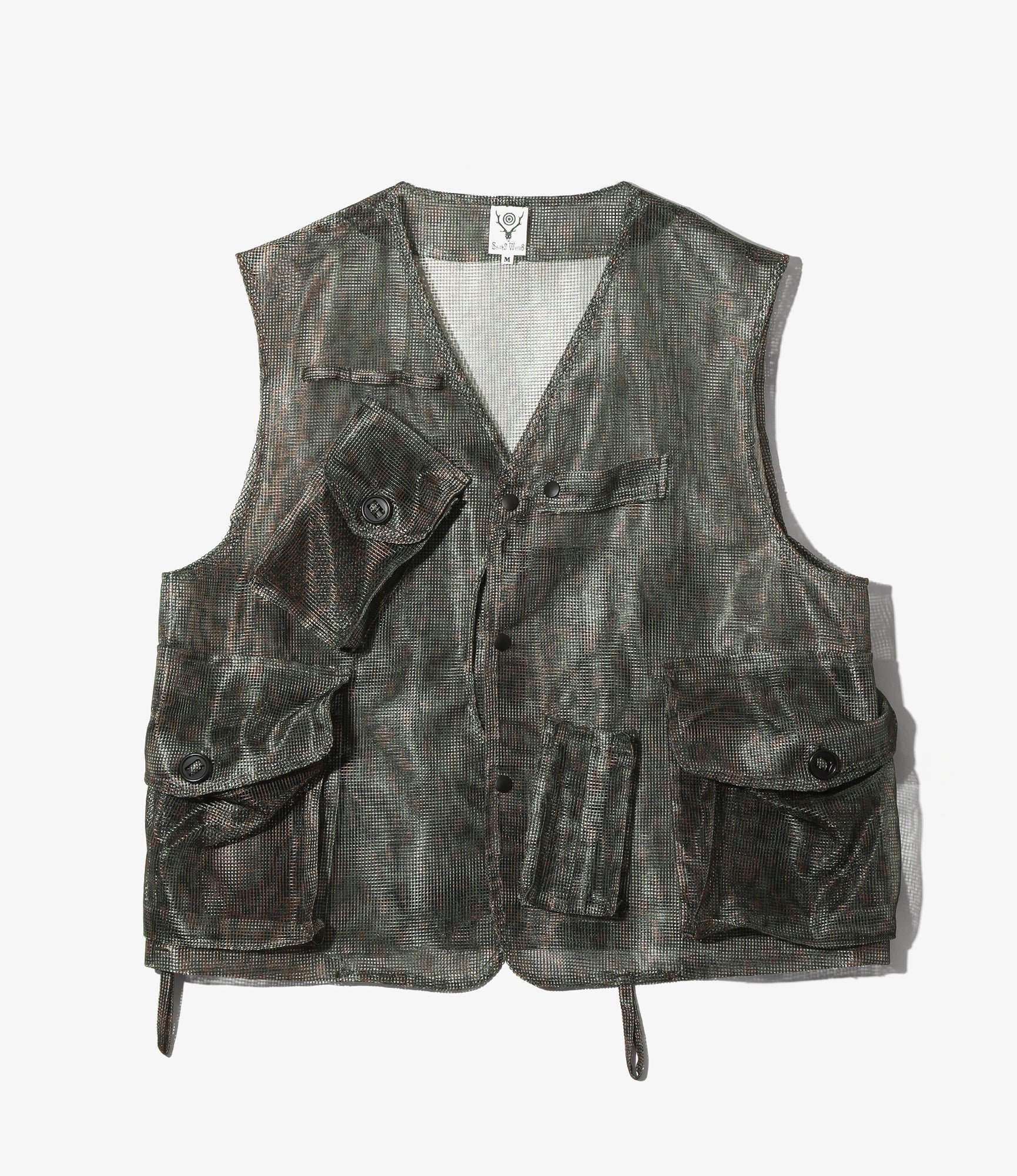 Bush Tenkara Vest - Green Heavyweight Mesh
