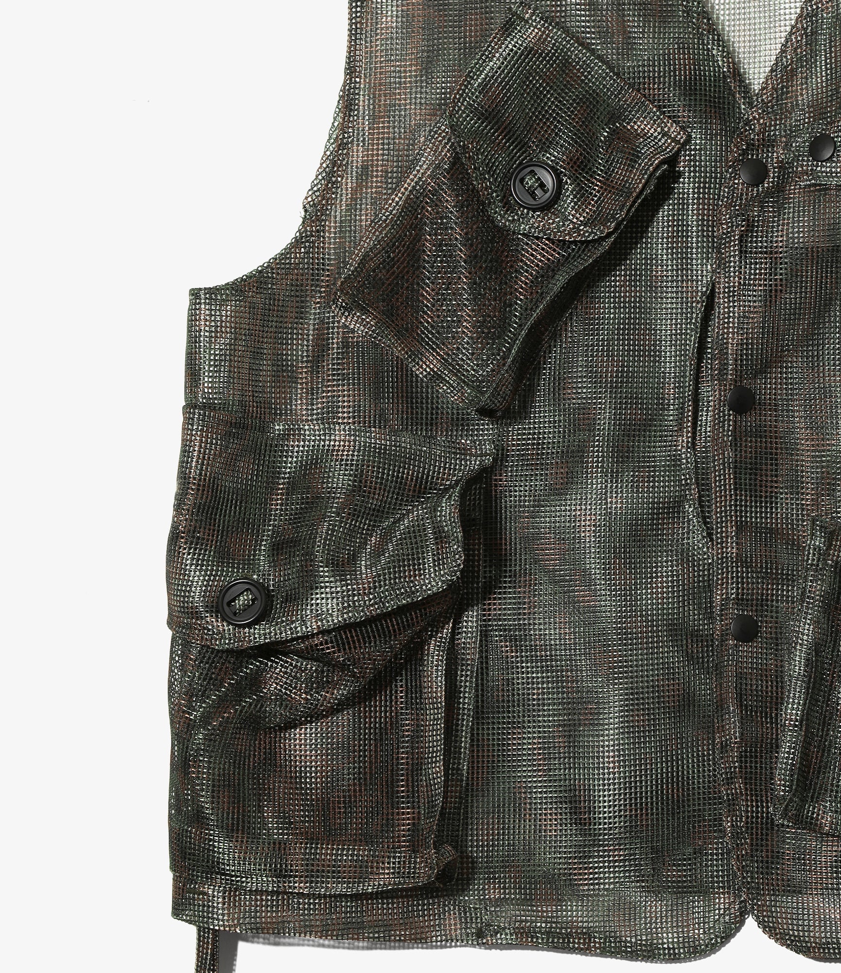 Bush Tenkara Vest - Green Heavyweight Mesh