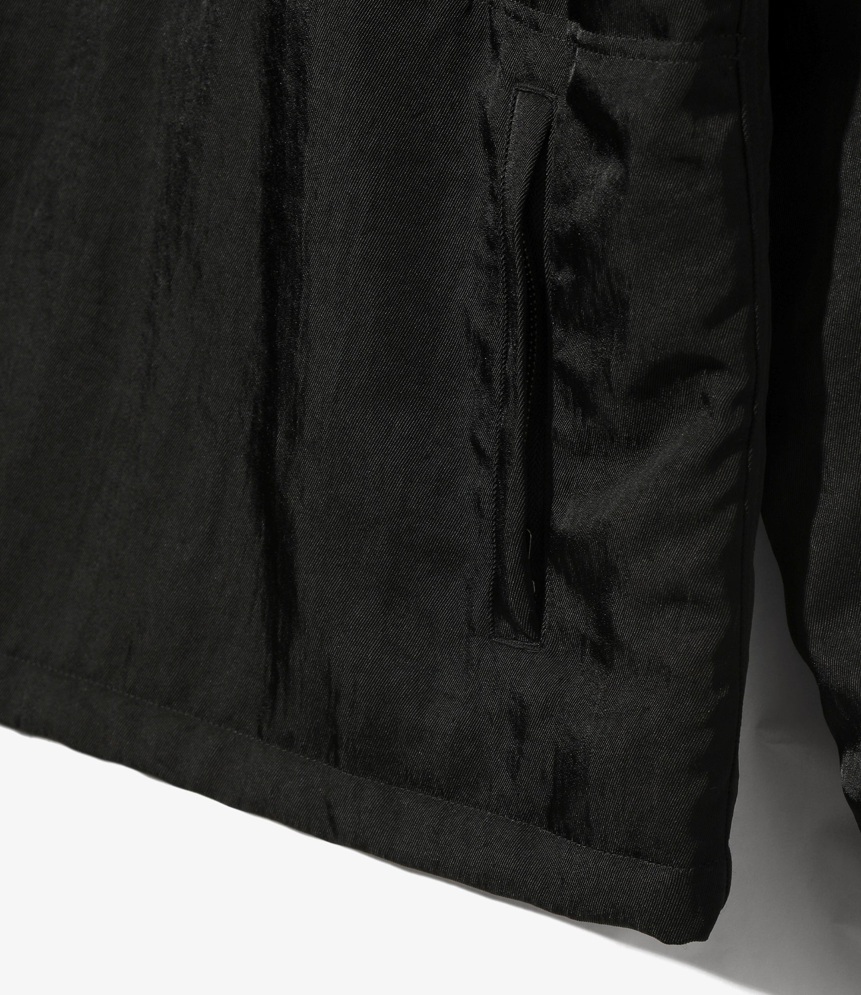 Carmel Jacket – Black Nylon Twill