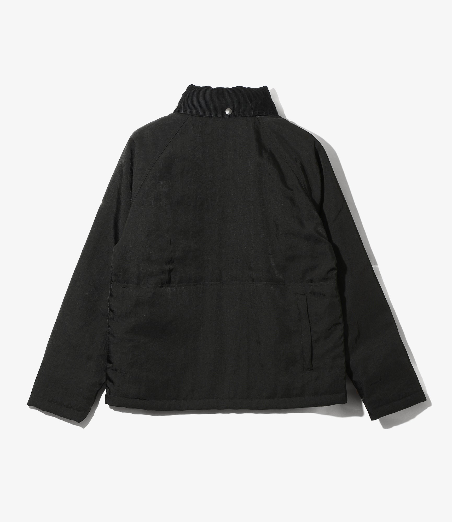 Carmel Jacket – Black Nylon Twill