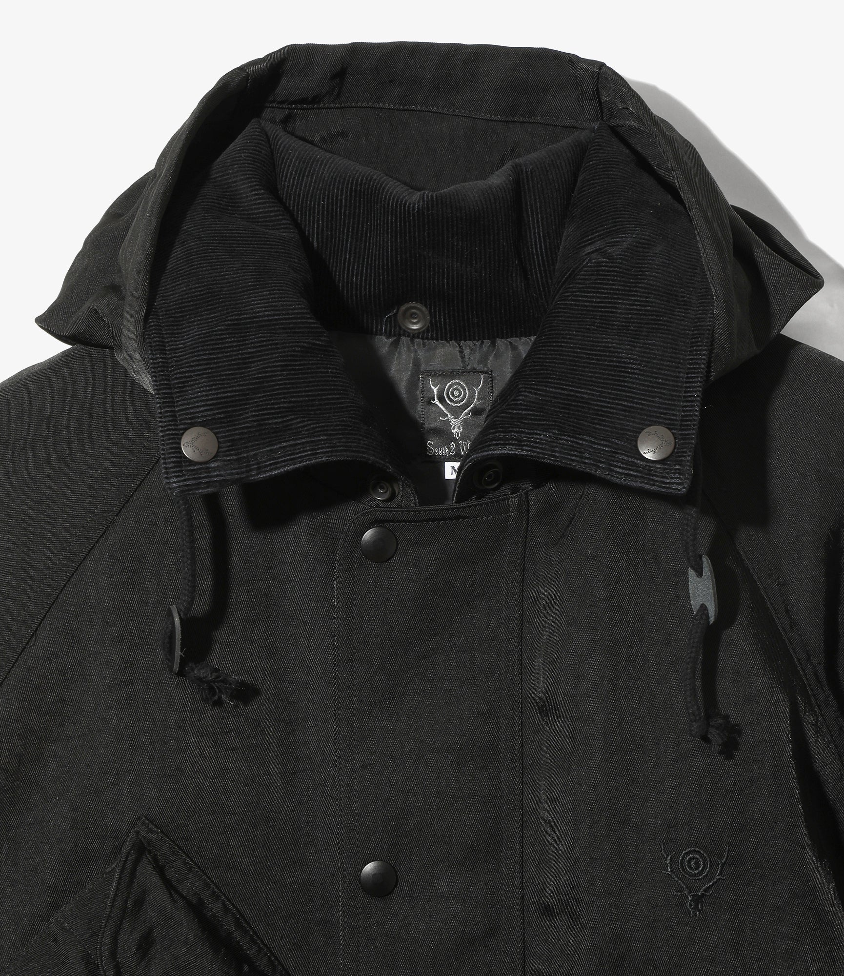 Carmel Jacket – Black Nylon Twill