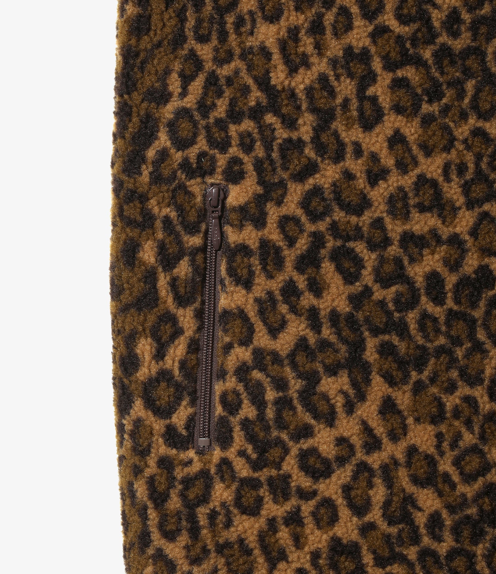Piping Vest – Khaki Leopard Boa