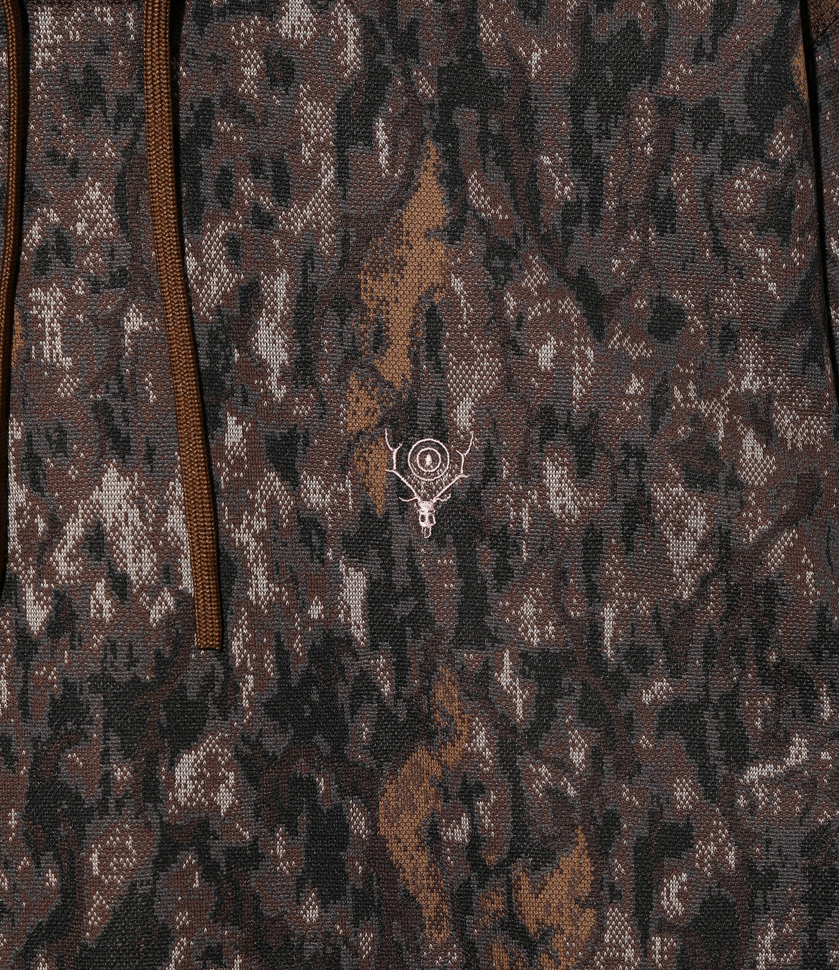 Trainer Hoodie – Brown Horn Camo Jacquard